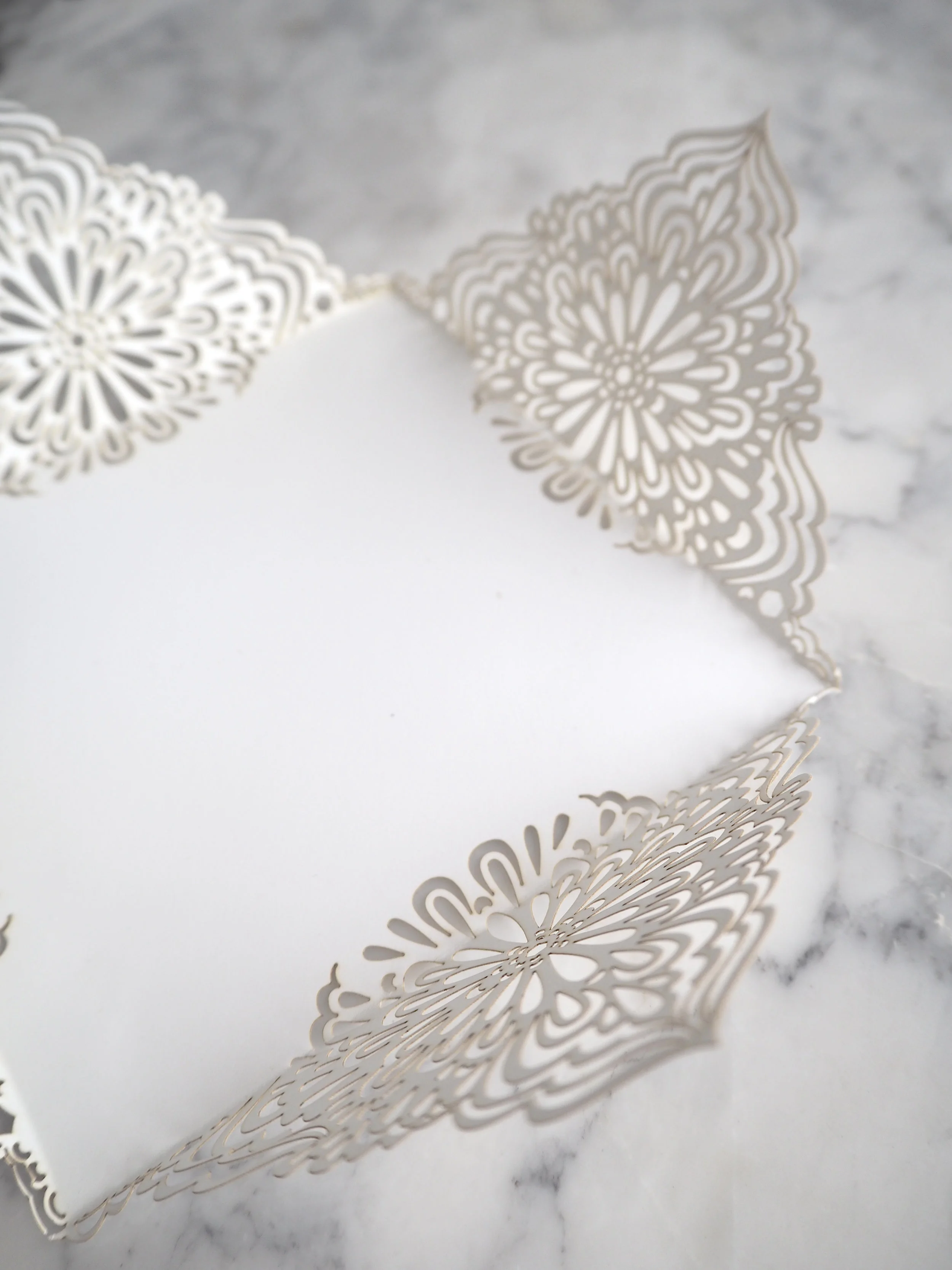 Moroccan Laser Cut Invitation Wrap
