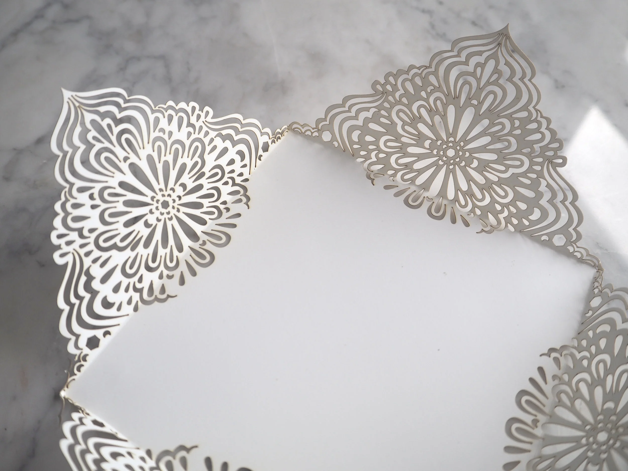 Moroccan Laser Cut Invitation Wrap