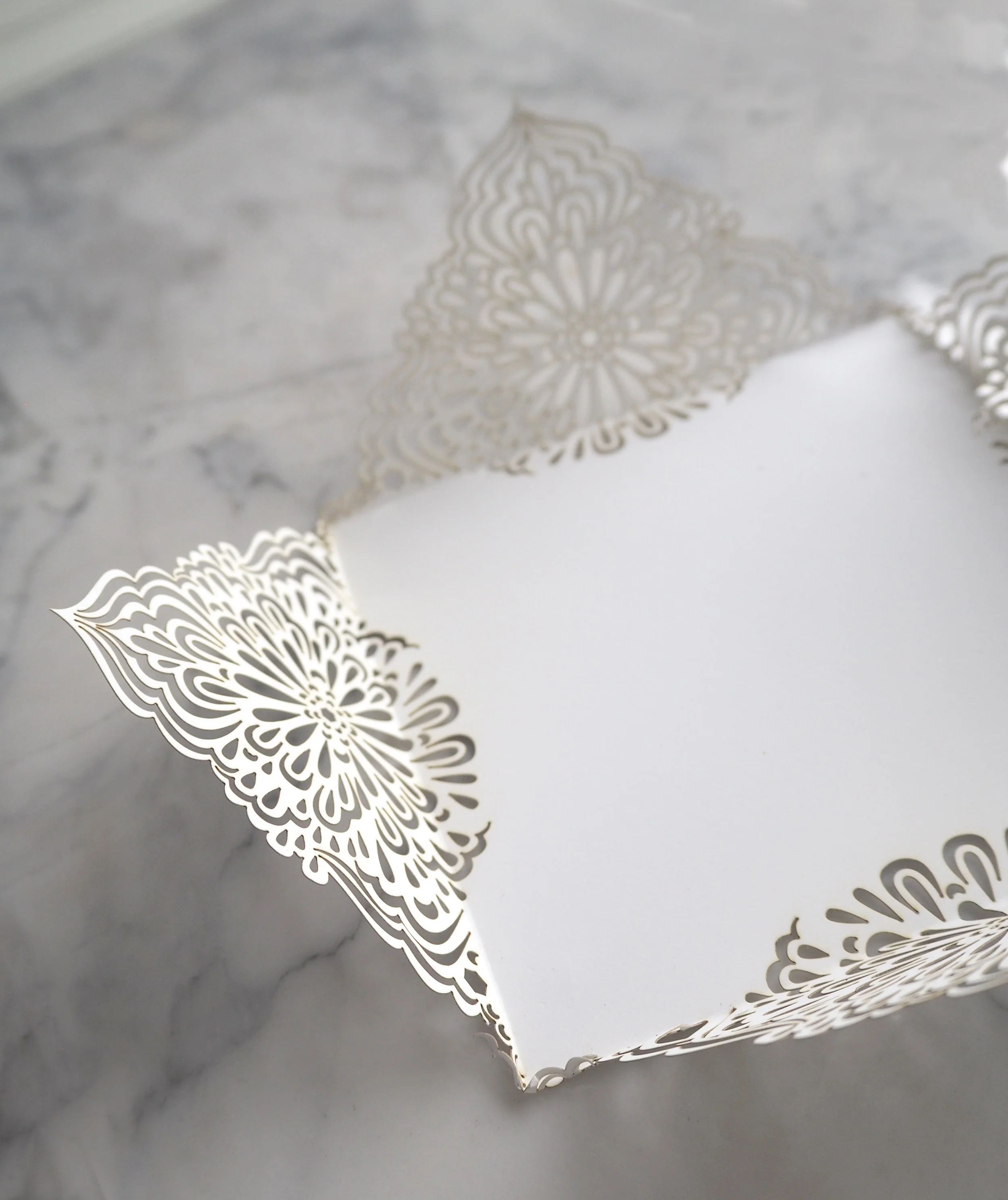 Moroccan Laser Cut Invitation Wrap