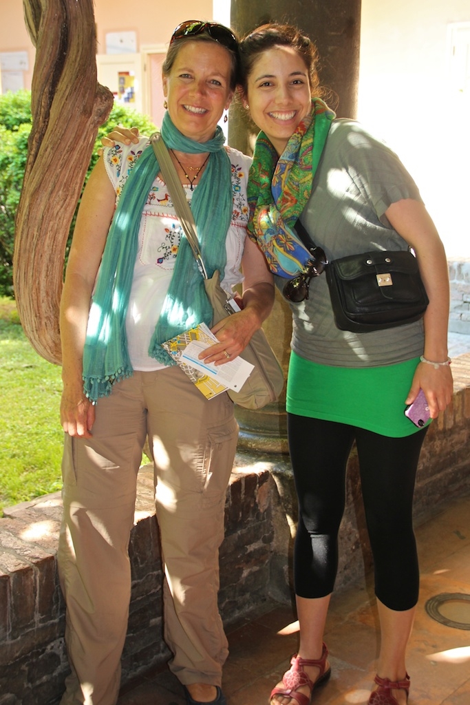 My daughter Maria and myself in Ravenna, studying mosaics.