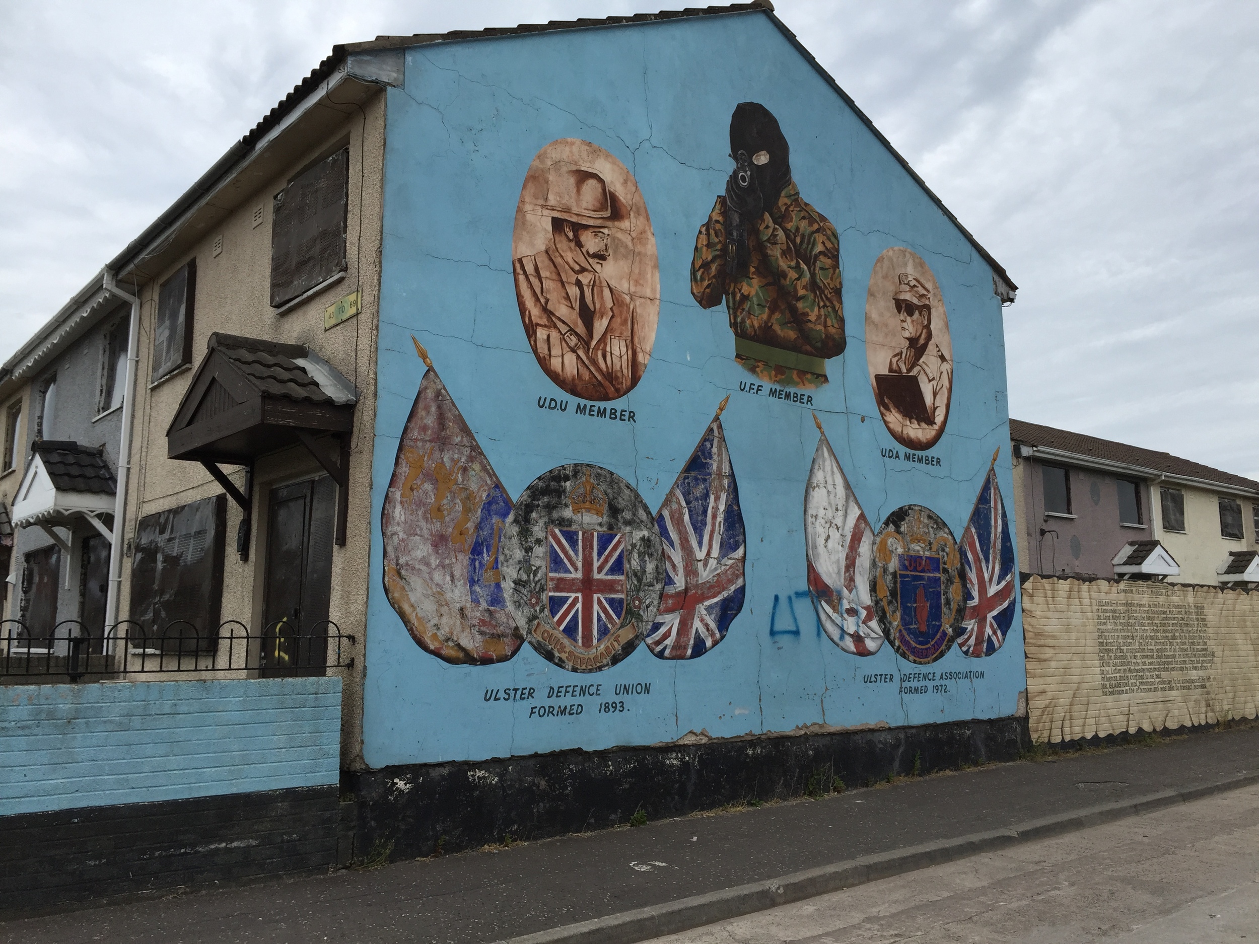 Protestant section, Belfast.