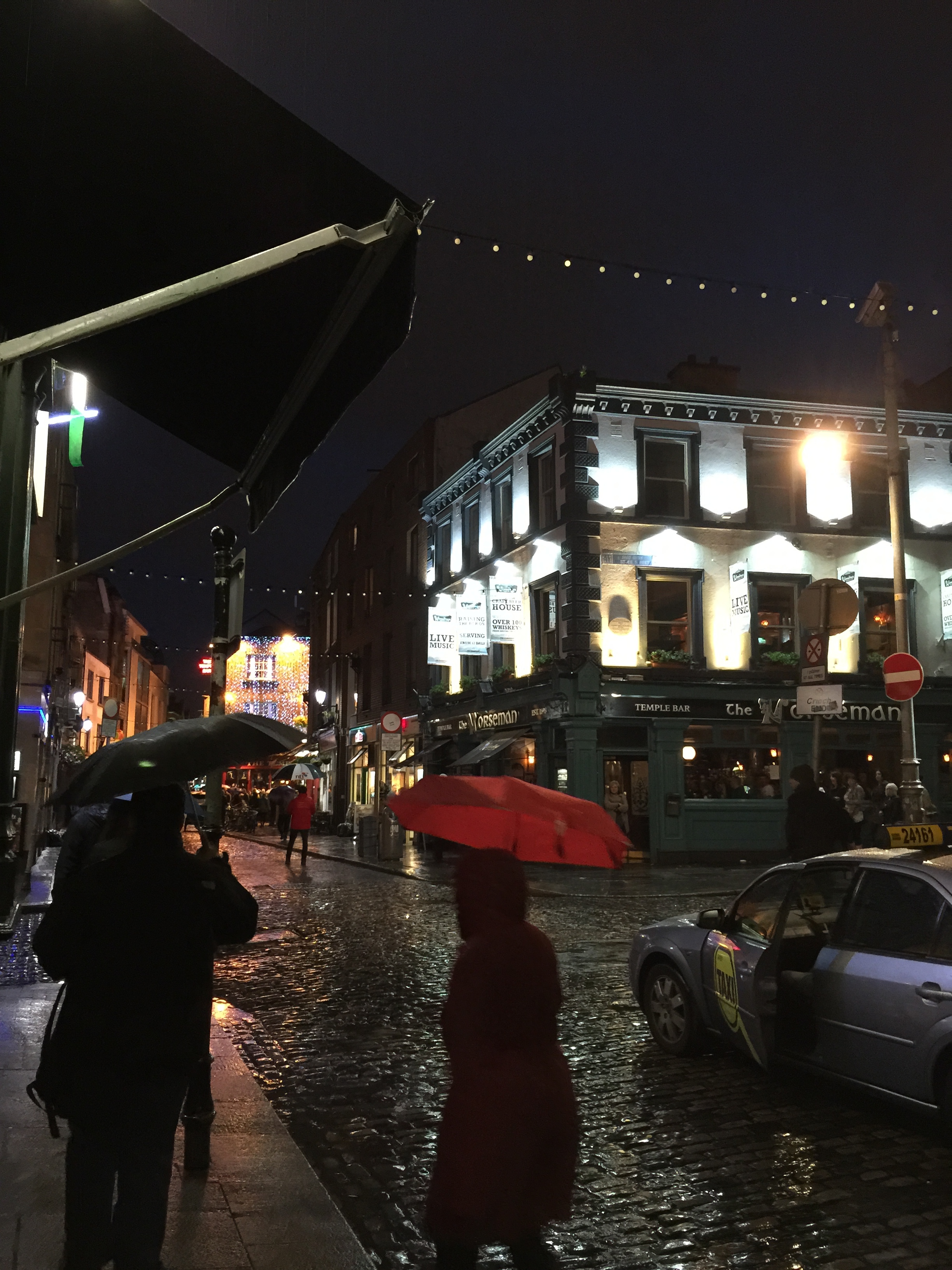 Dublin at night...in the rain...