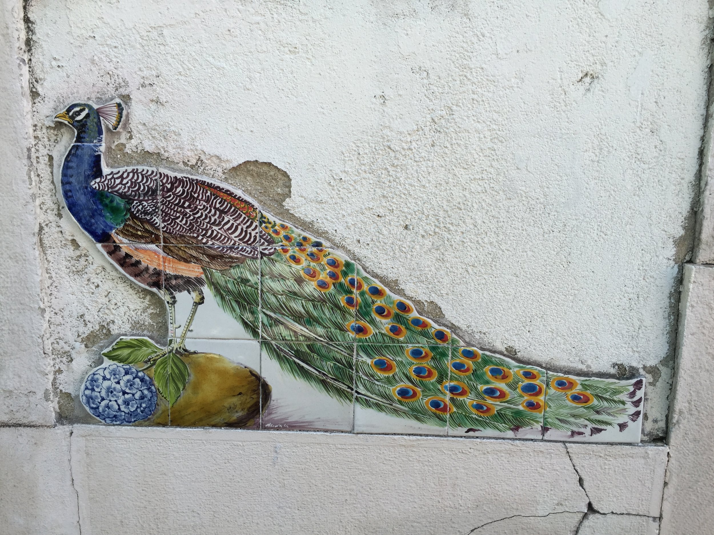 Another tiled vignette in Alfama...