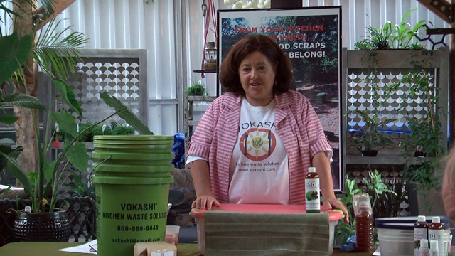 vandra thorburn of Vokashi the county fair productions compost wizard