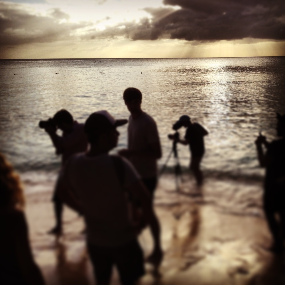calypso in barbados photo shoot bts county fair productions on the beach