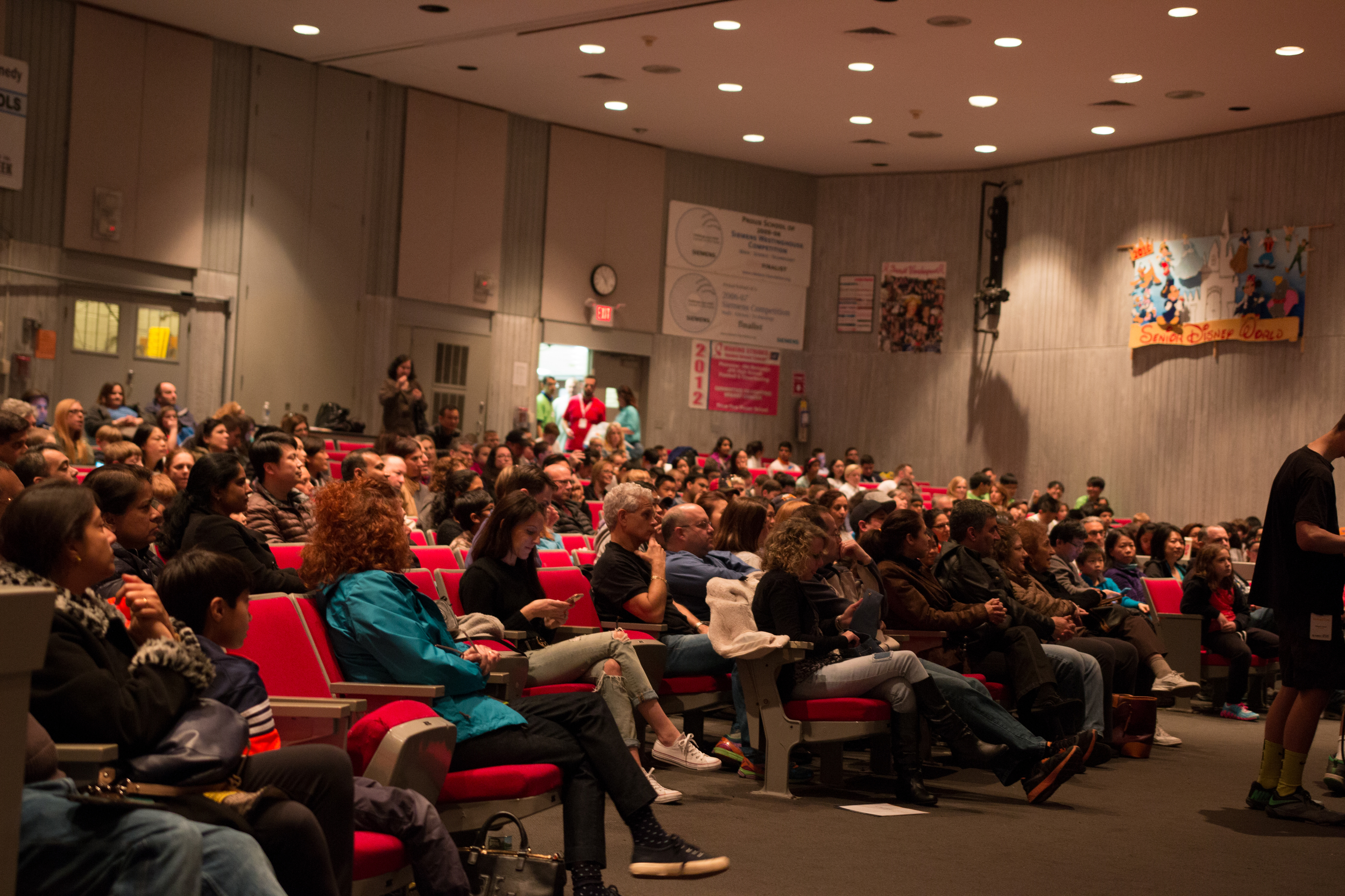 Parents joined at the end of the day to watch their students present some very impressive projects