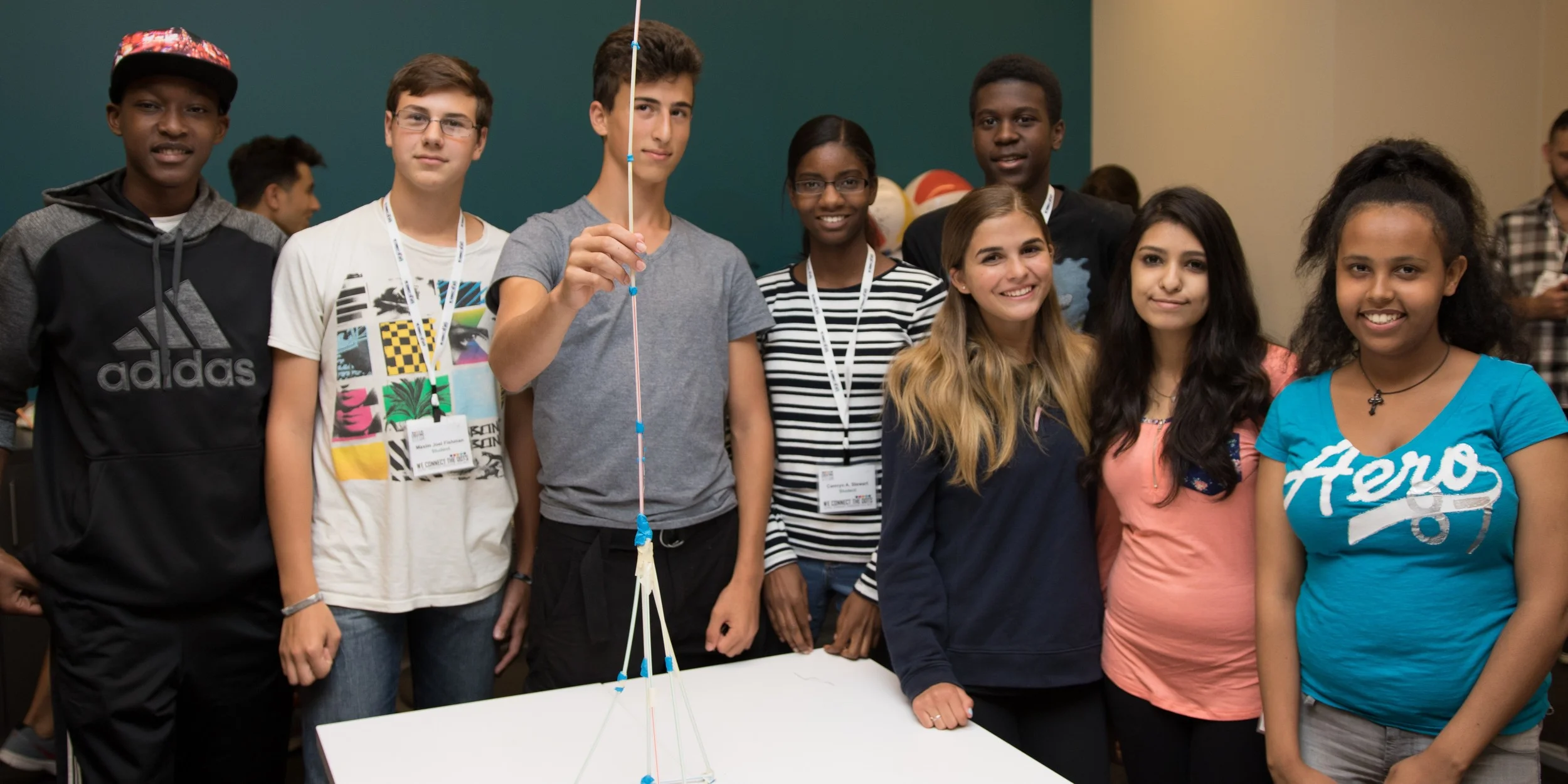Winners of our Tower Building Team Activity!