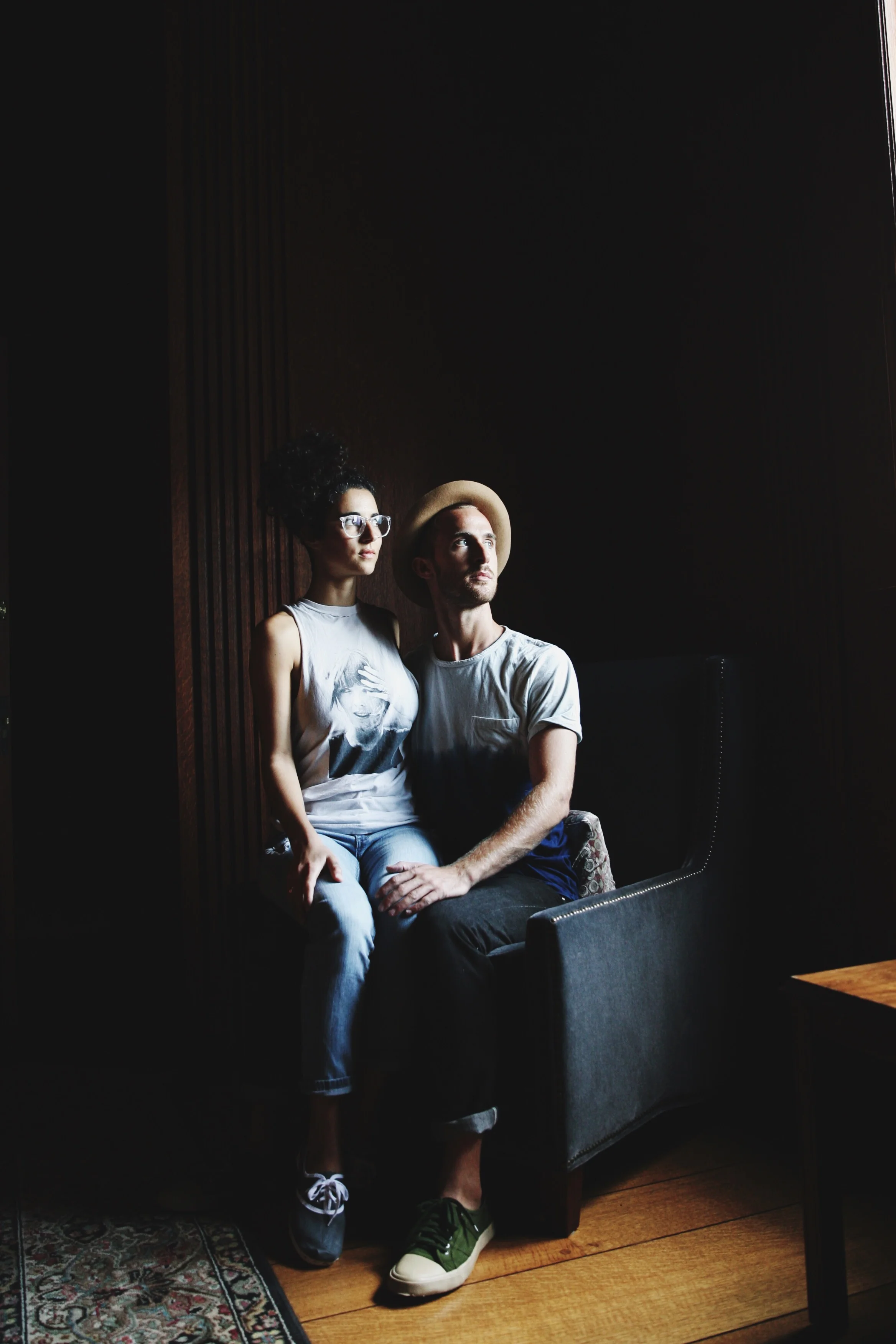 A portrait of love with Sera and Phil.  