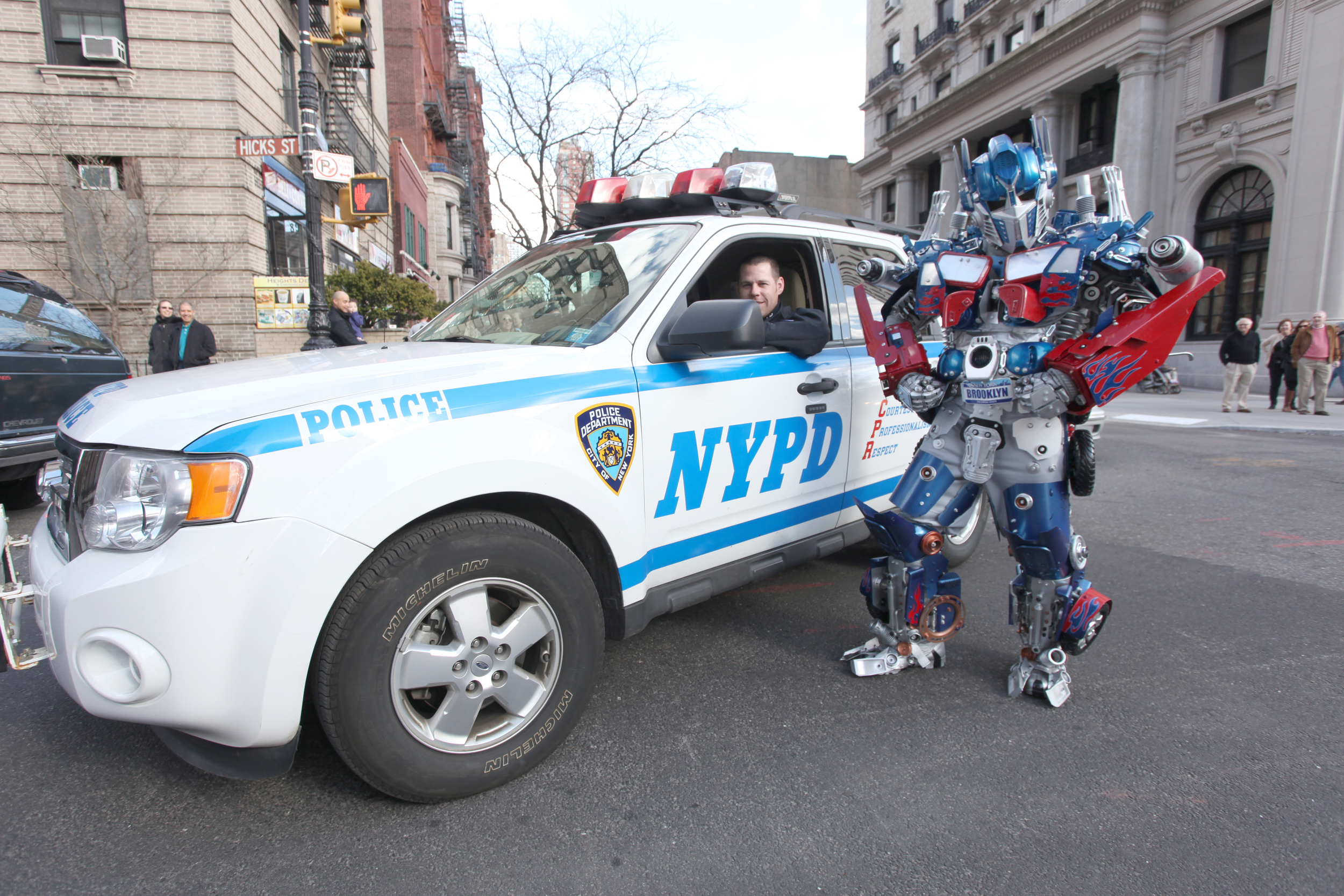 New York's Real Life Transformer Robot