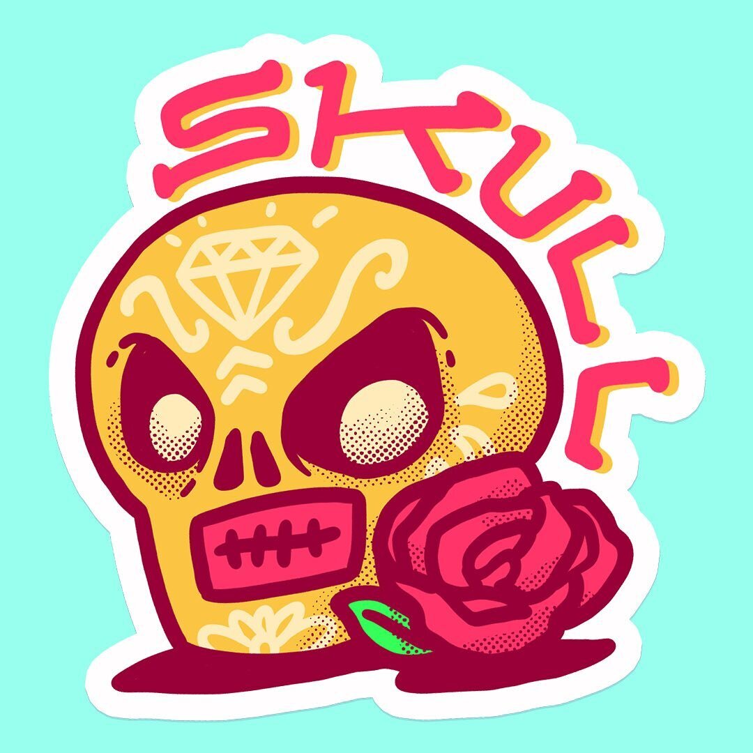 Day 9: Skull. You&rsquo;ve got to sweeten your skull with a bit of sugar right?
🎃
#drawloween2020 #drawingchallenge #drawing #horror #skull #skullart #art #characterdesign #digitalart #stickers #decals #tattoo #sugarskull #halloween #creative #sheff