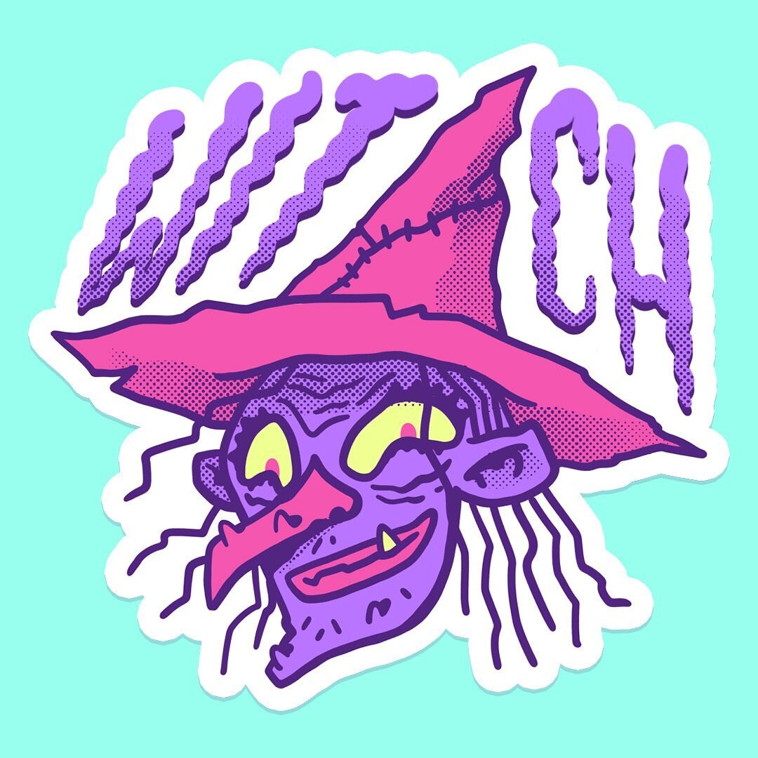 Day 6: Which witch is your fav witch?
🎃
#drawloween2020 #halloween #drawingchallenge #illustration #horrormovies #horror #witch #stickers #decals #characterdesign #characterart #originalcharacter #design #art #dailyillustration #drawing #creative #s