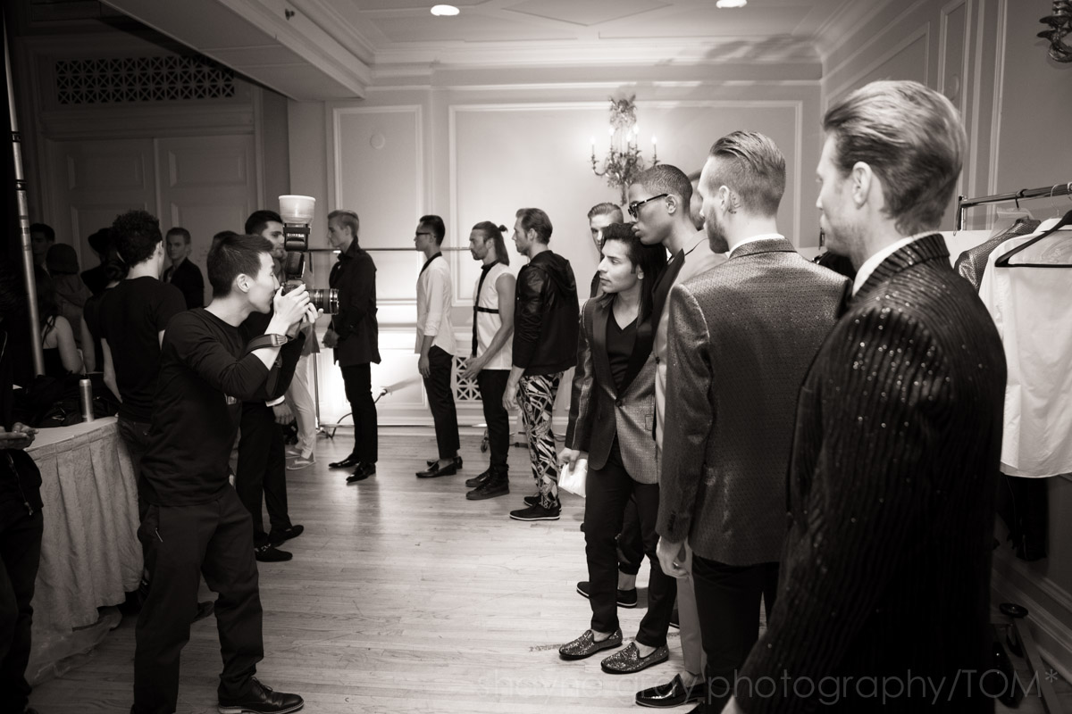 Billy Lee photographing HD HOMME