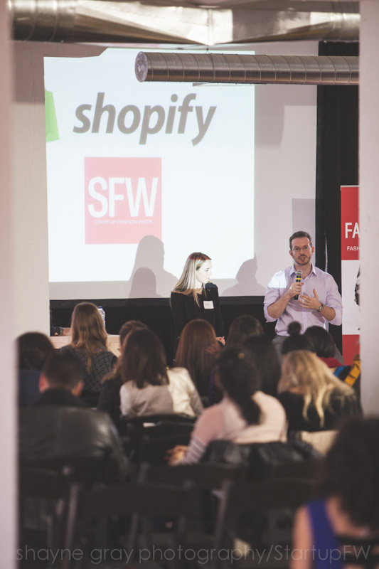Erin Lubelsky of eLUXE with Antoine Azar, cofounder of Thirdshelf