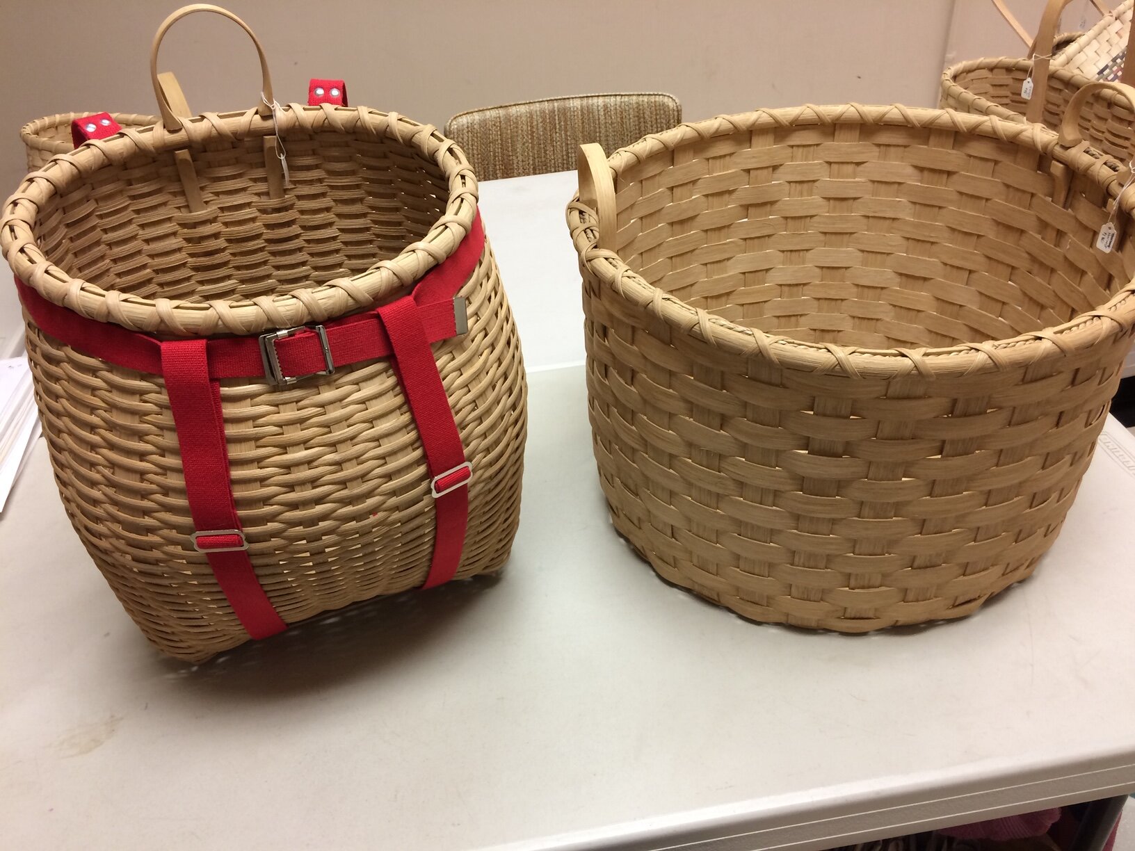 Ruth Boland-backpack and harvest basket.JPG