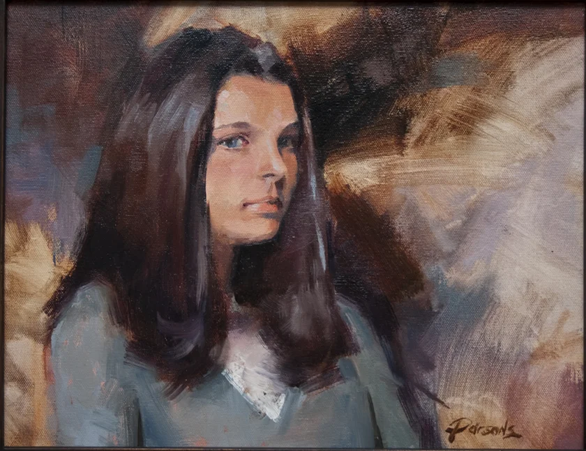 Head Study, Amy Waters - oil, 11x14