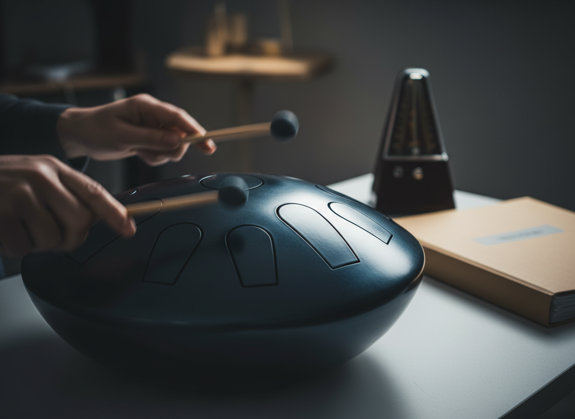 panda drum with metronome