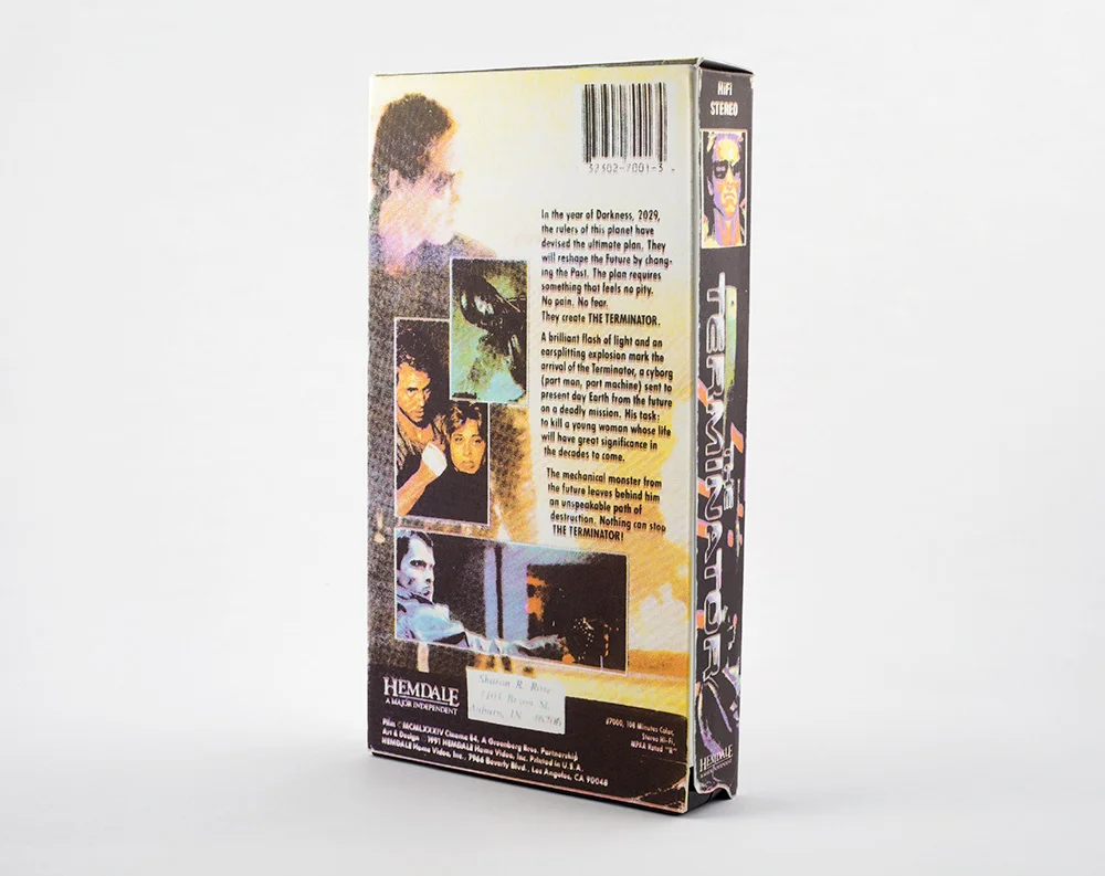 Untitled VHS (back view)