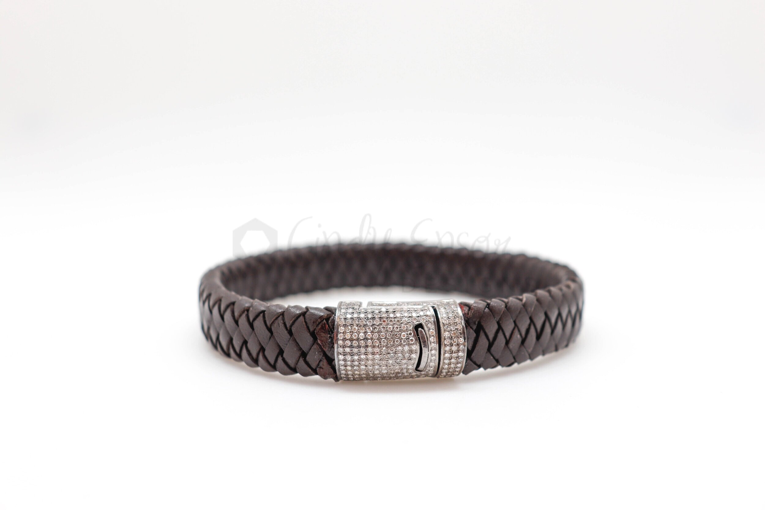 vuitton leather bracelet mens