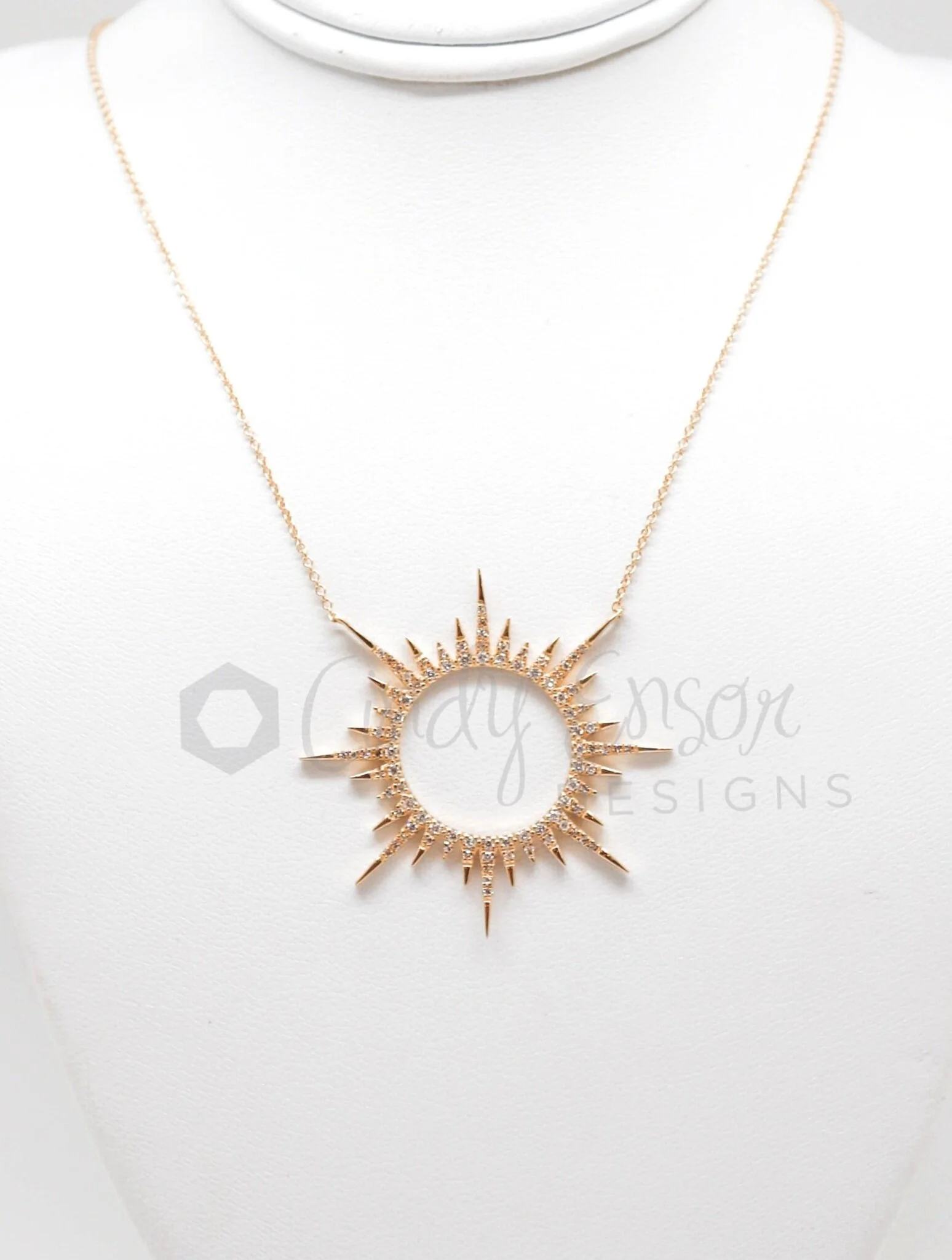 Open Sunburst Necklace — Cindy Ensor 