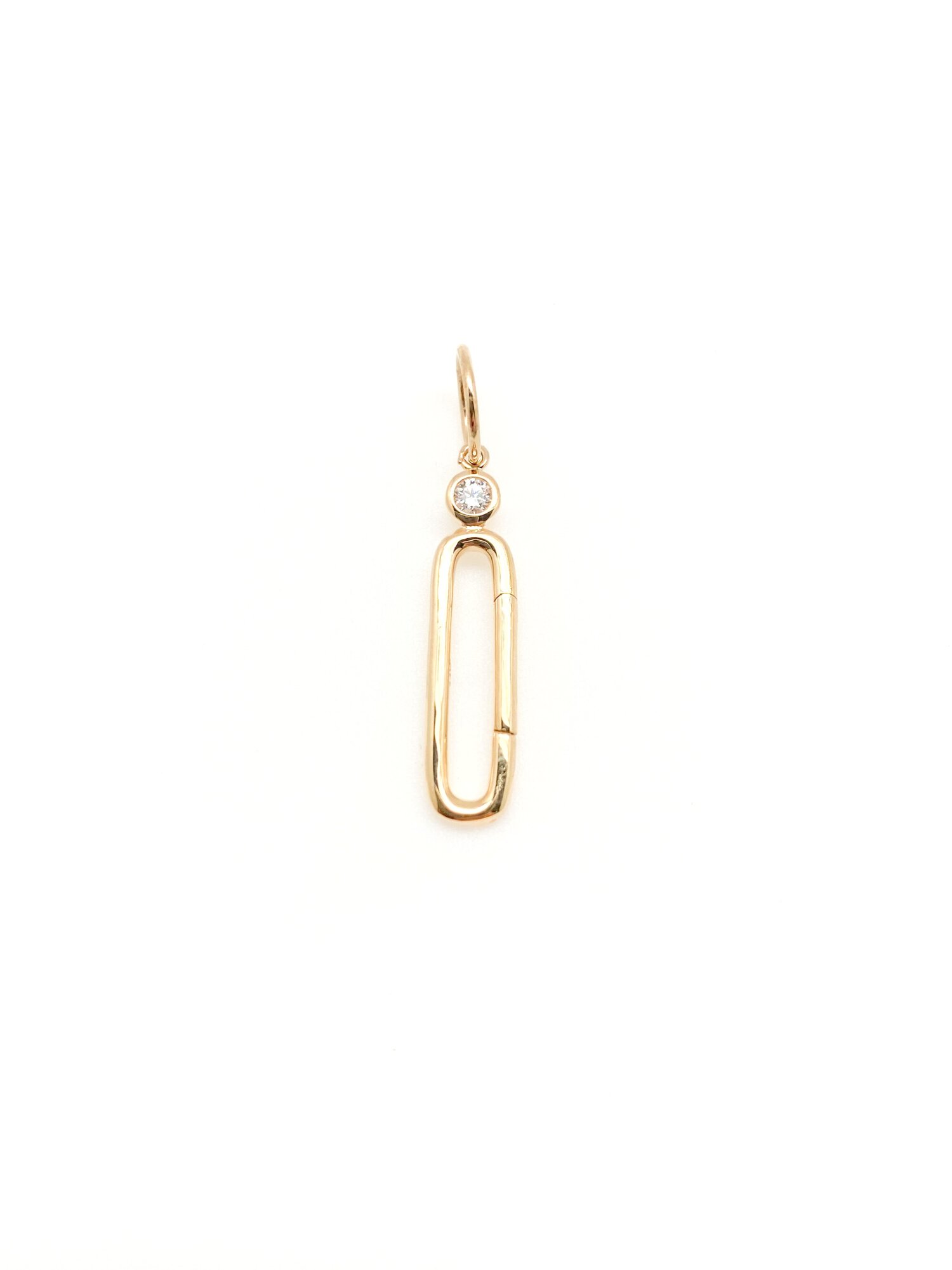 Diamonds, Gemstones, Enamel, Mini Charms Pendants for Earring, Clasp in 14K  Gold