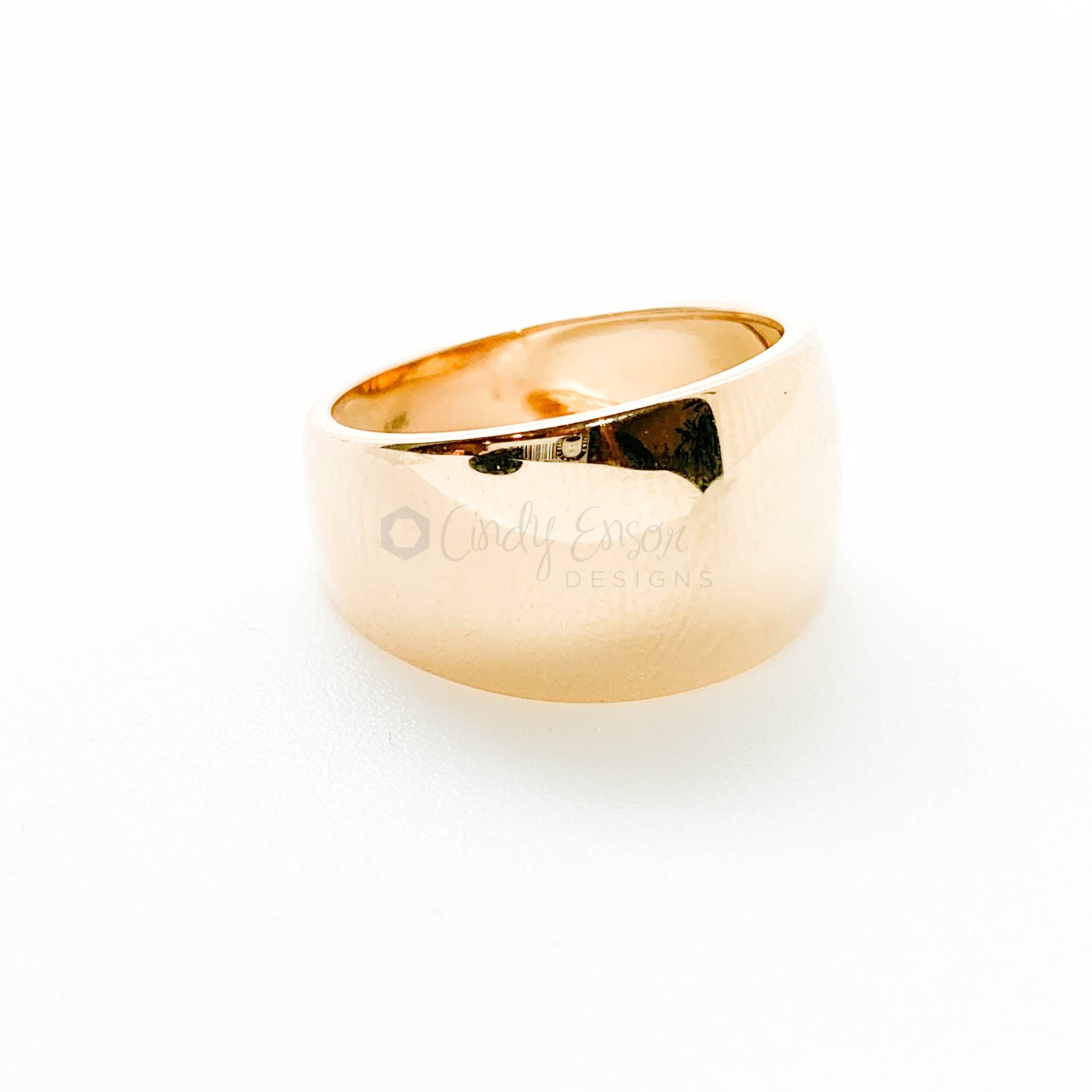 Made by Mary Luster Cigar Band Ring | Stackable, Bold, Versatile Gold Filled / 7