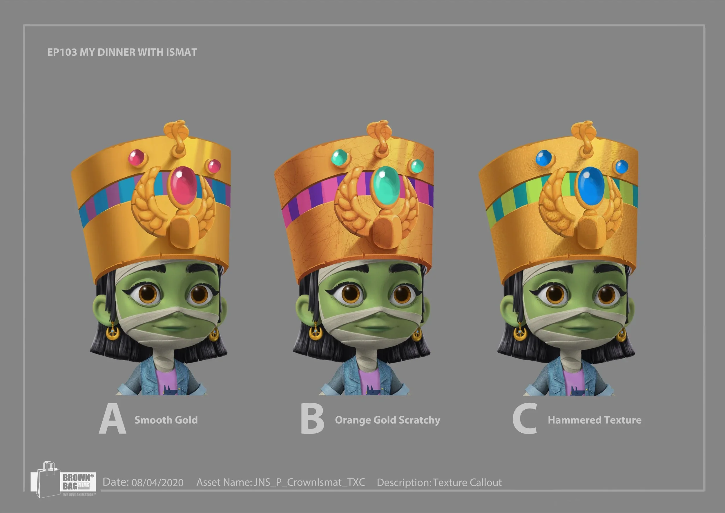 I was responsible for Texture/Shading and Color only.