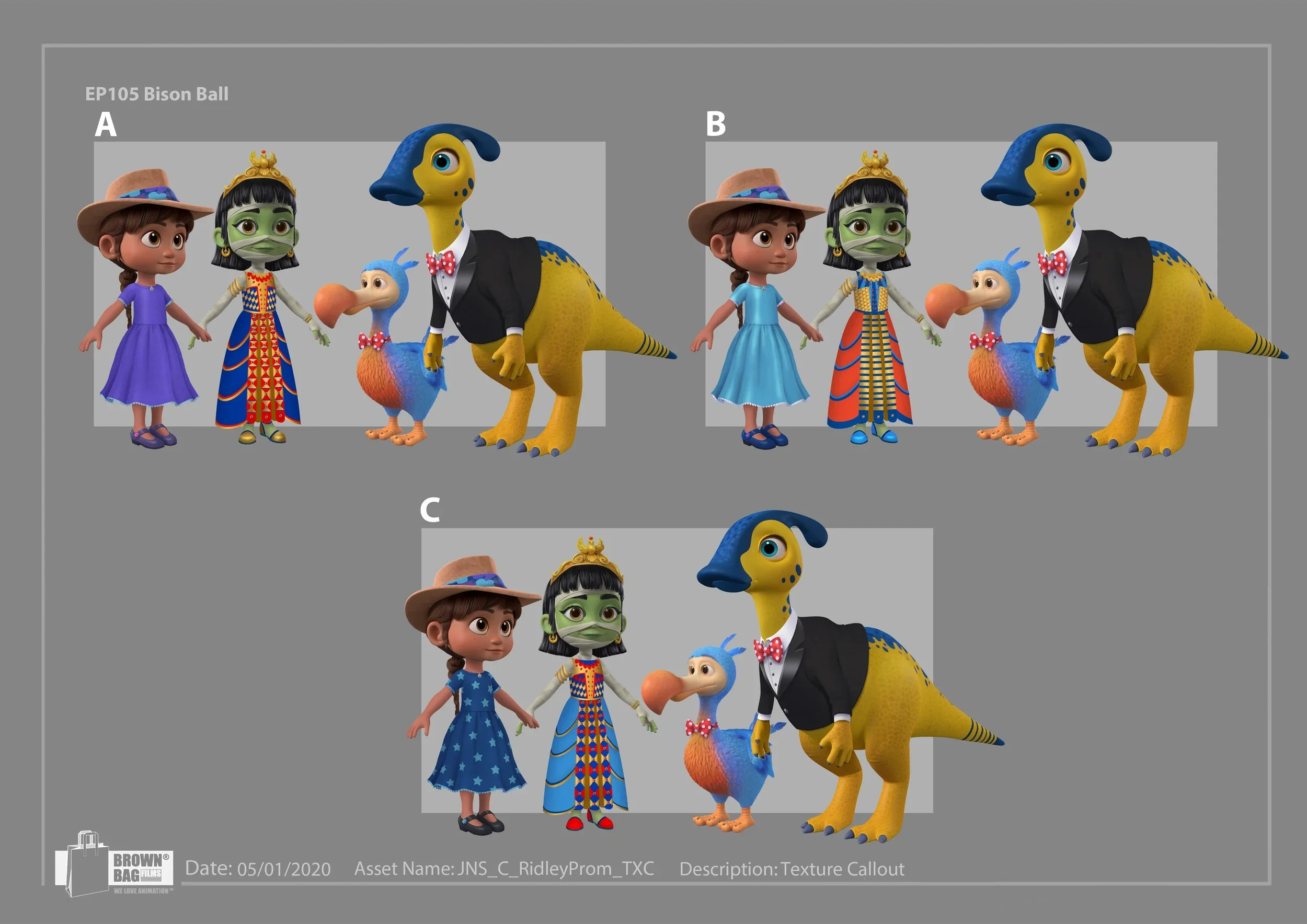 I was responsible for Texture/Shading and Color only.