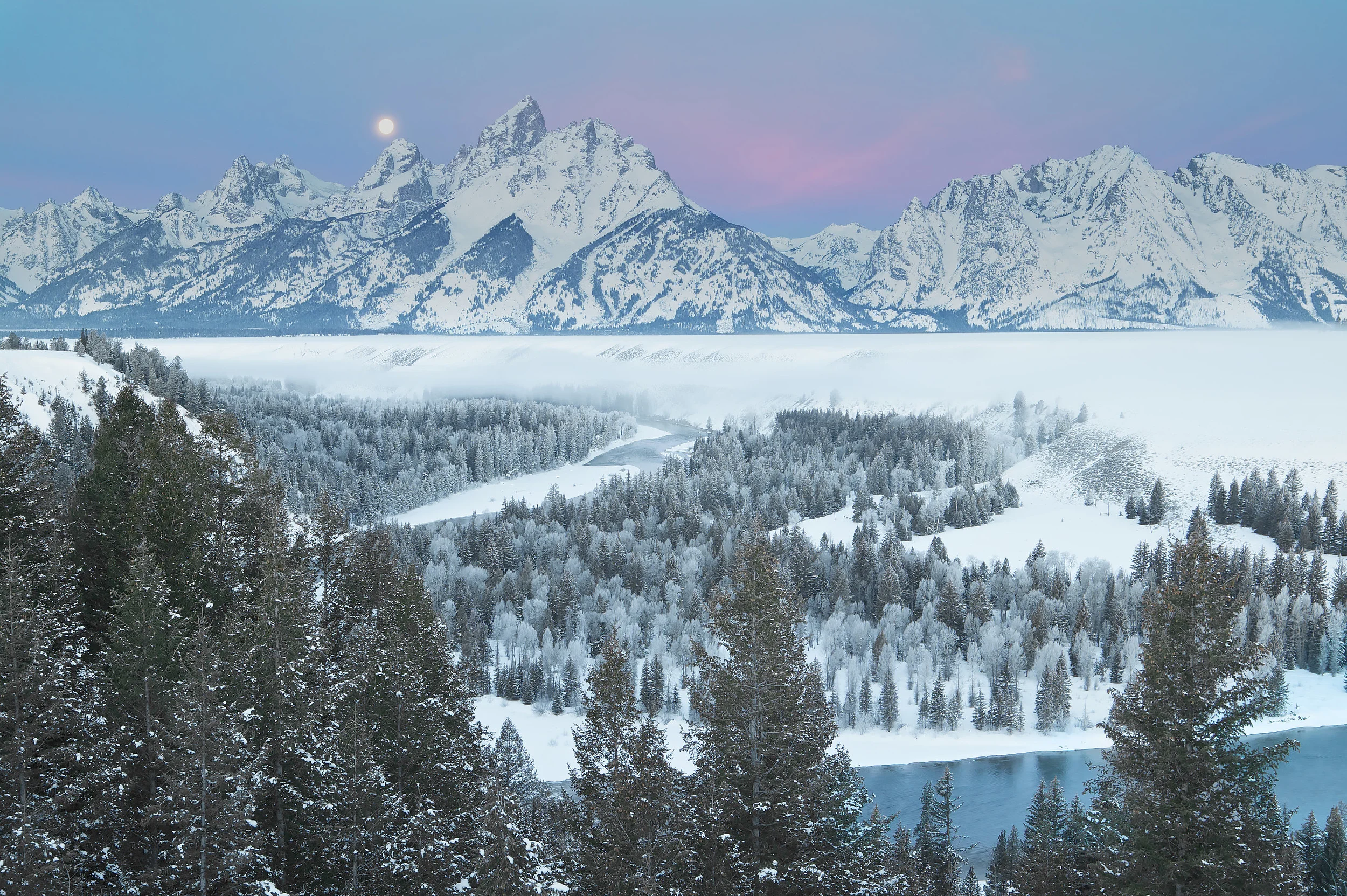Winter, Grand Teton NP, Wyoming, USA