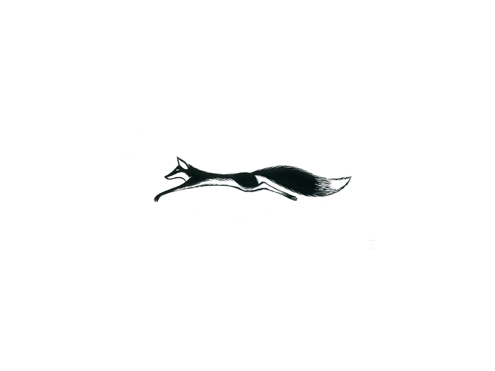Scraperboard illustration for a logo for a menswear company