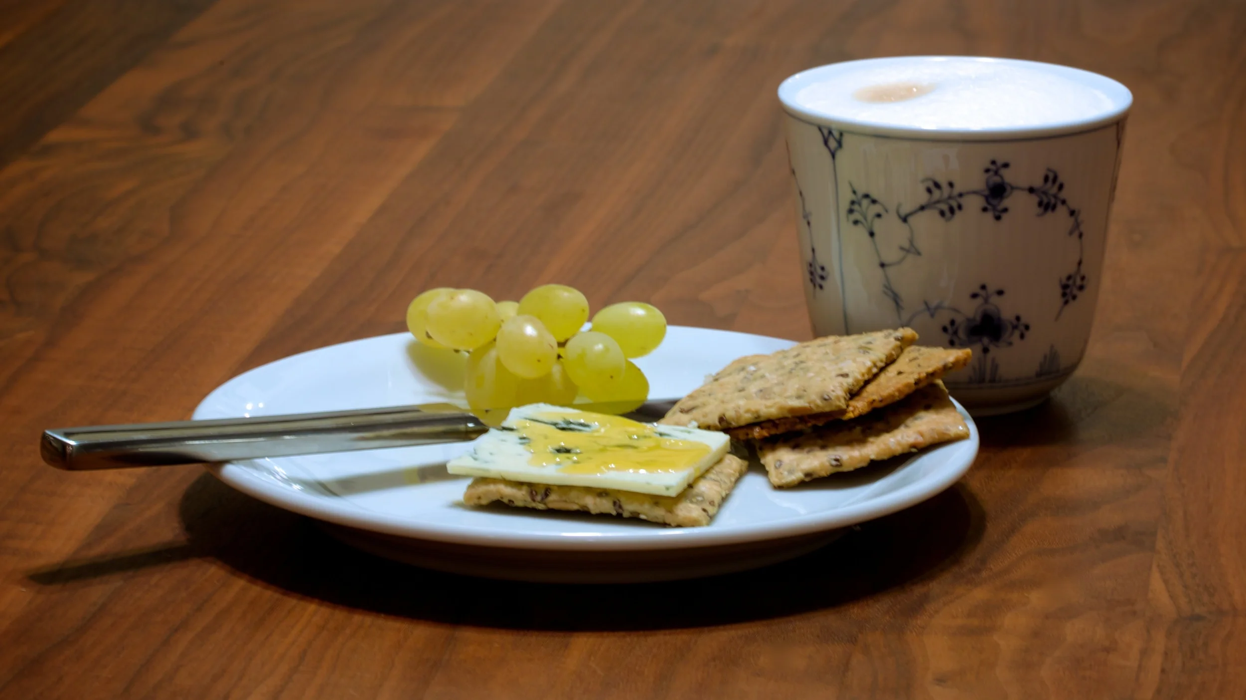 Crisp bread for breakfast.