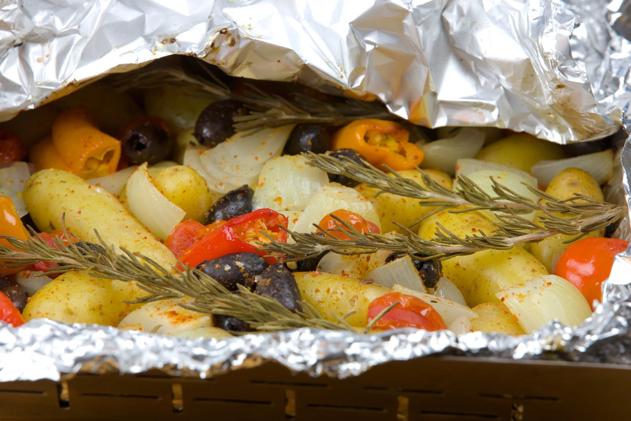 Oven-roasted Potatoes.