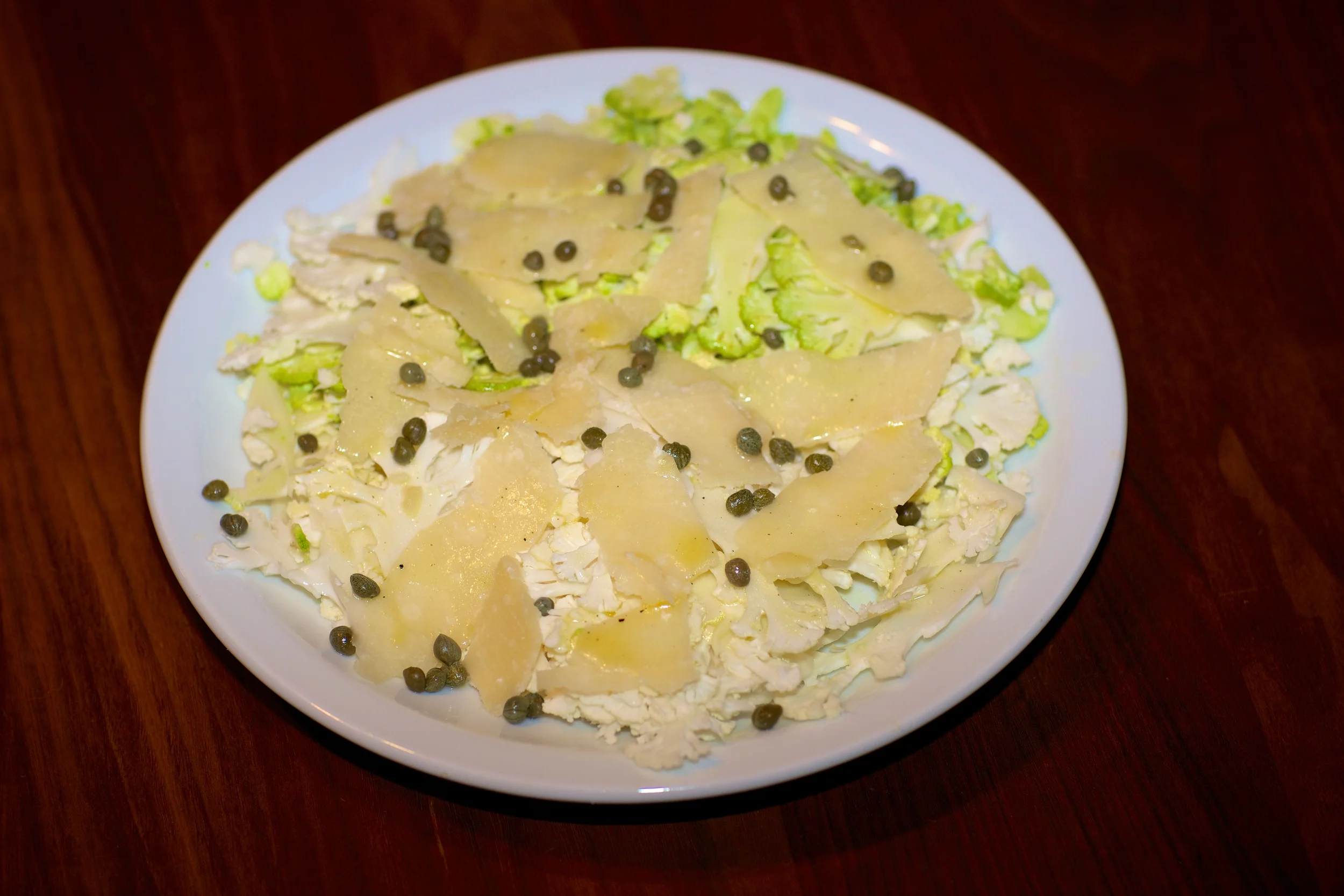 Cauliflower and Parmesan Salad.