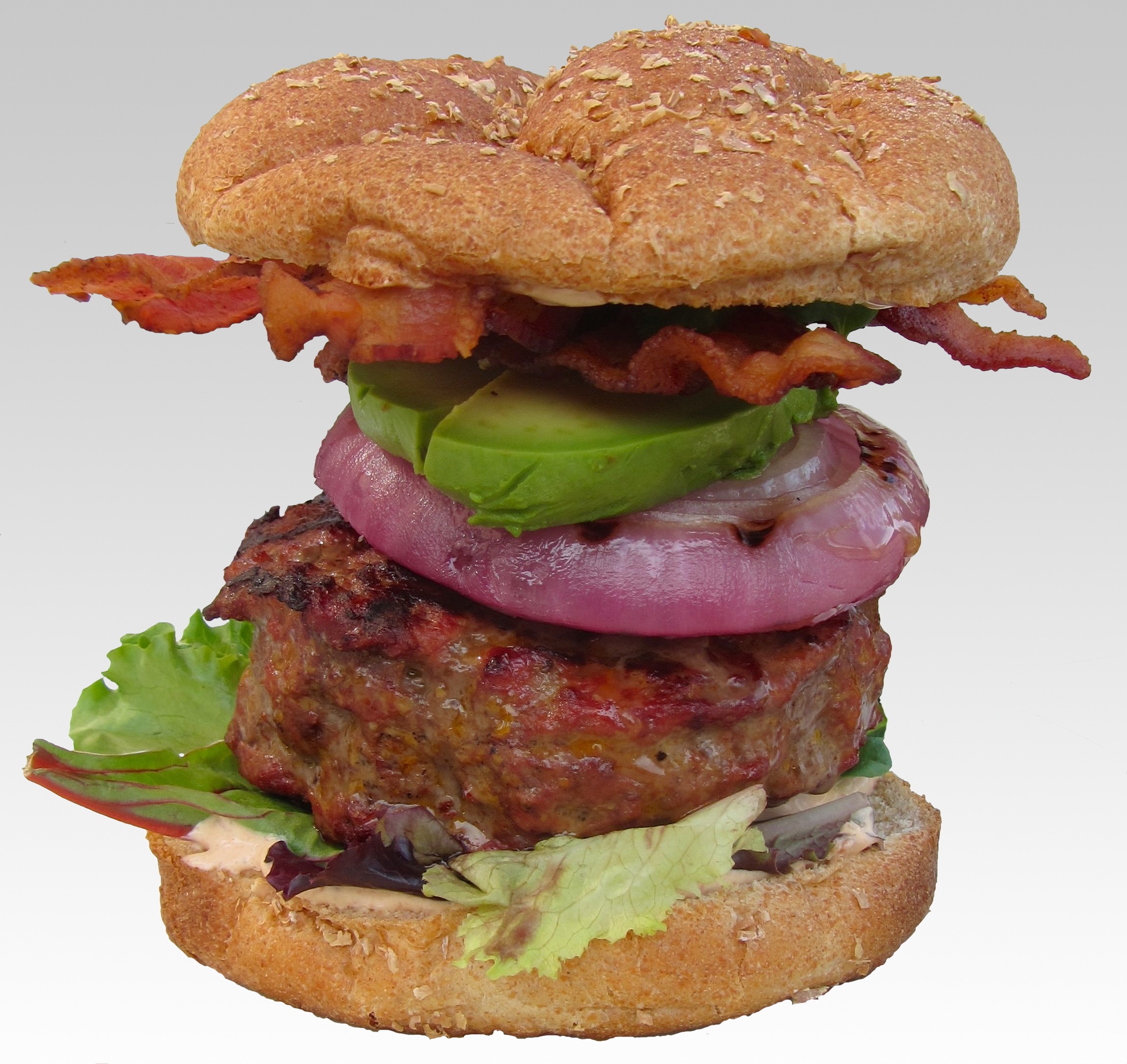 Triple-smoke Burger
