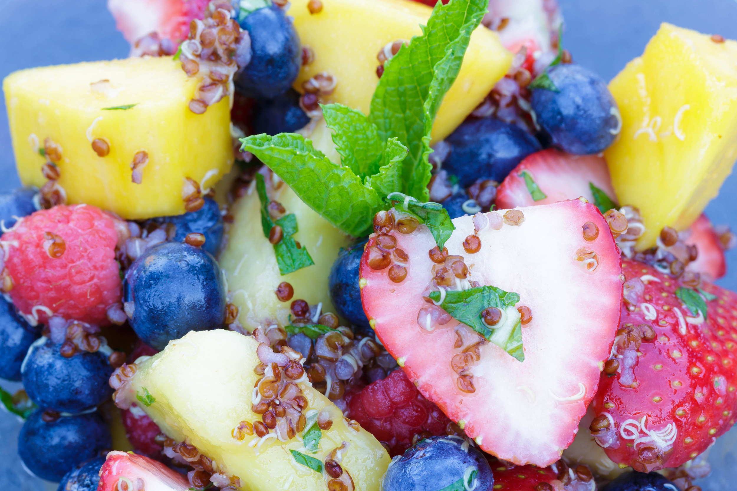 Quinoa fruit salad