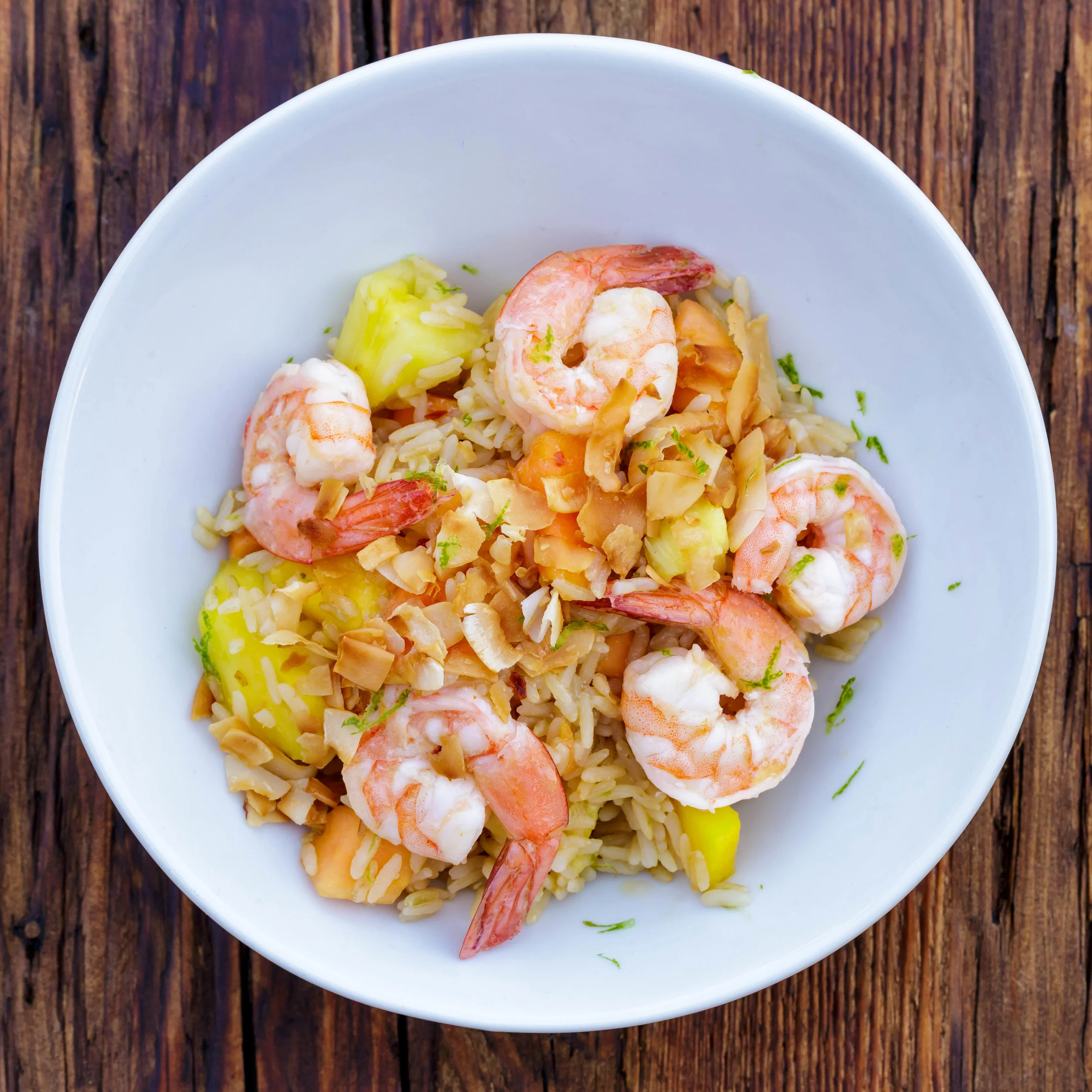 Coconut Shrimp with Island Rice