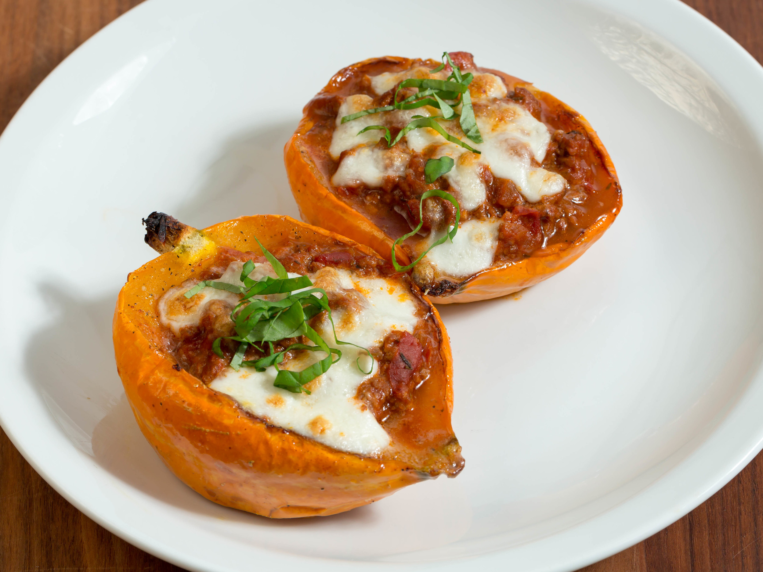 Lasagna stuffed squash
