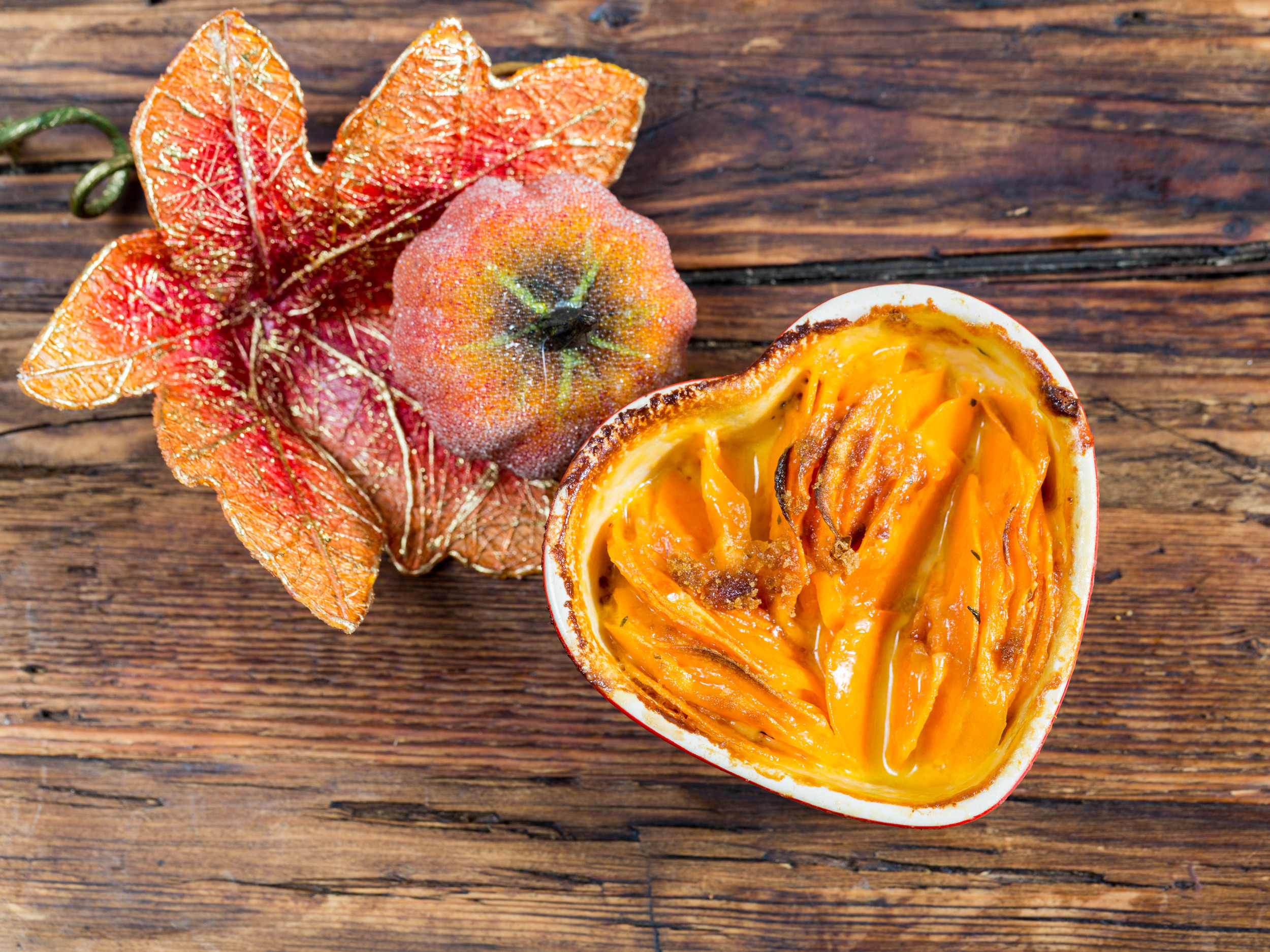 Scalloped Hasselback Sweet Potatoes