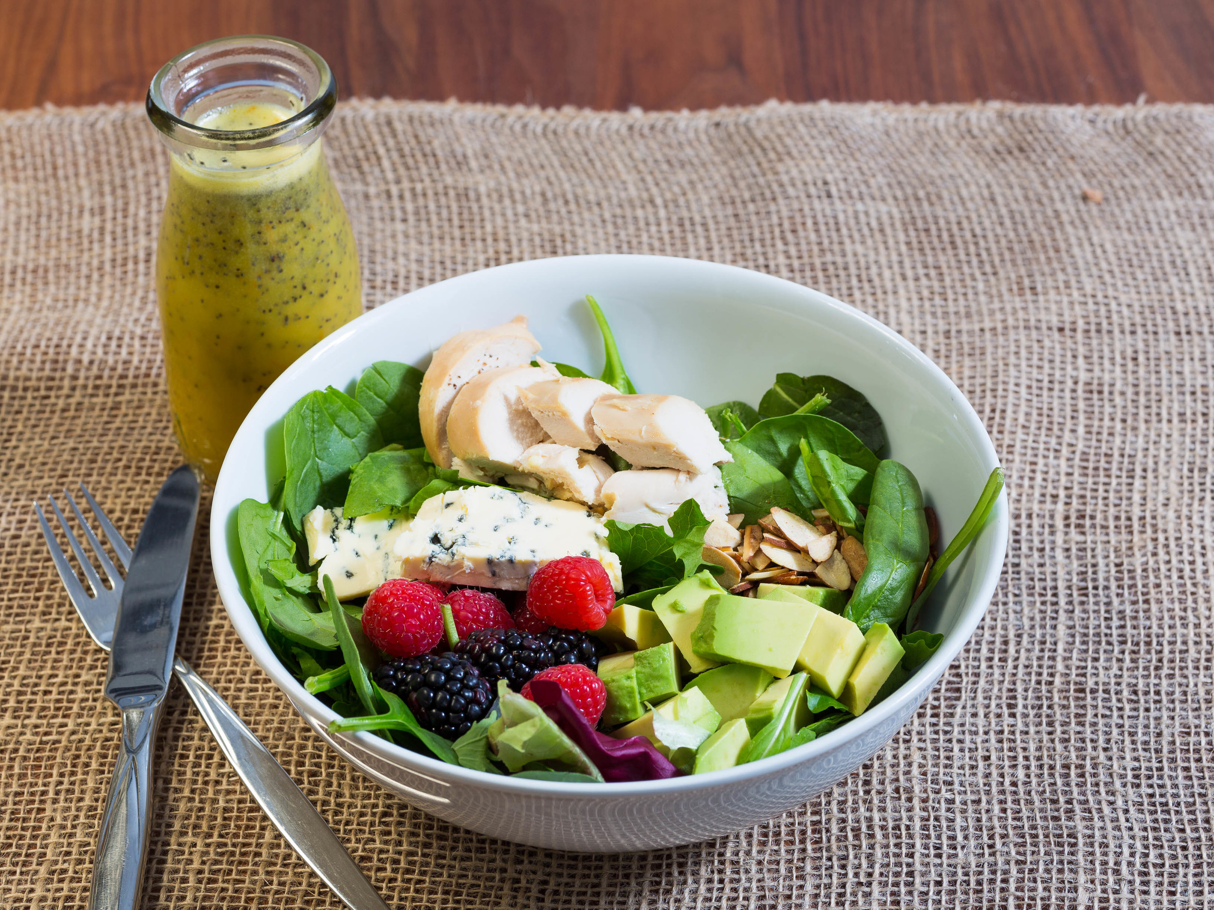 Salad with Orange and Poppyseed Dressing