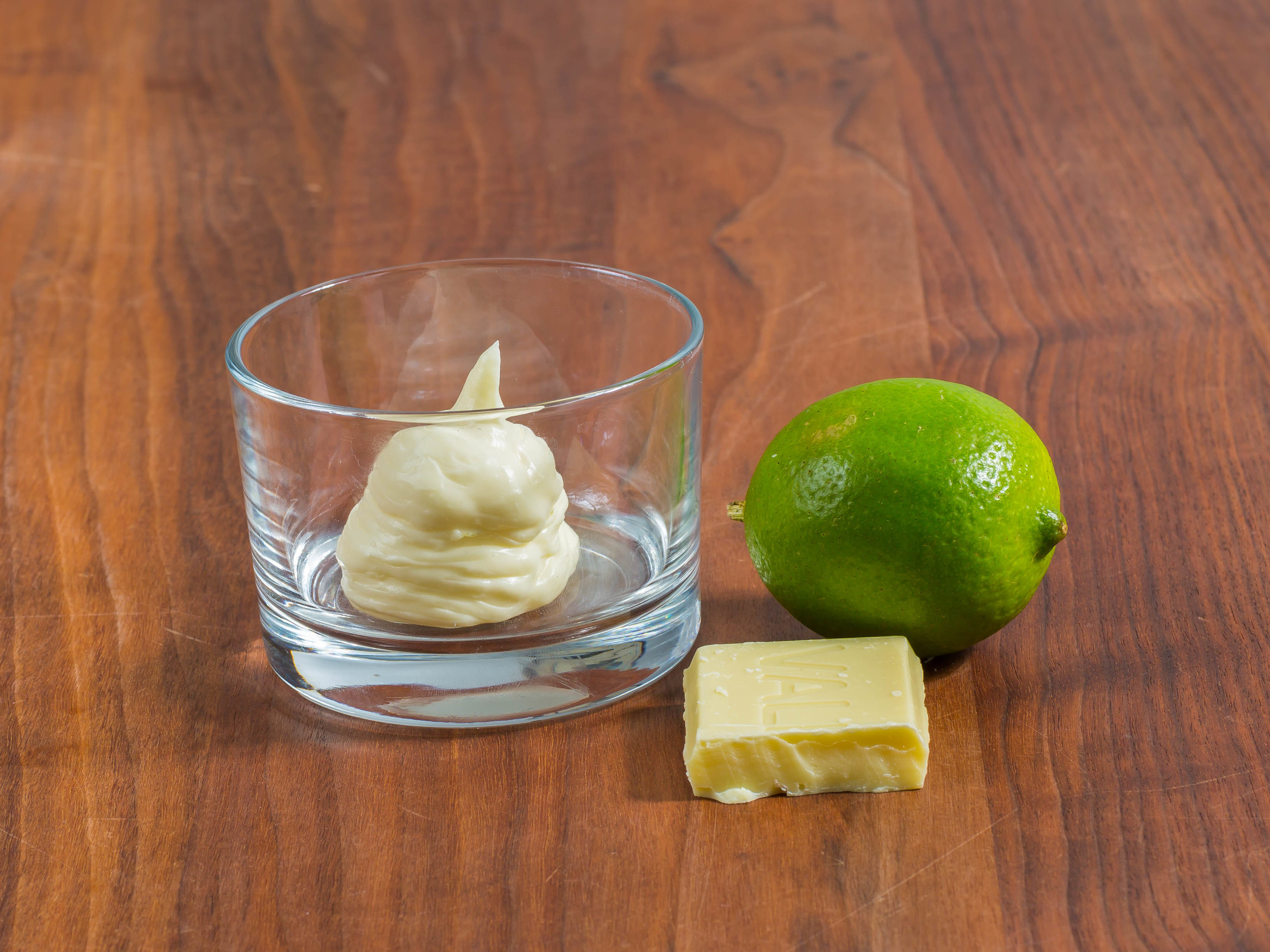 White Chocolate/Lime Ganache 