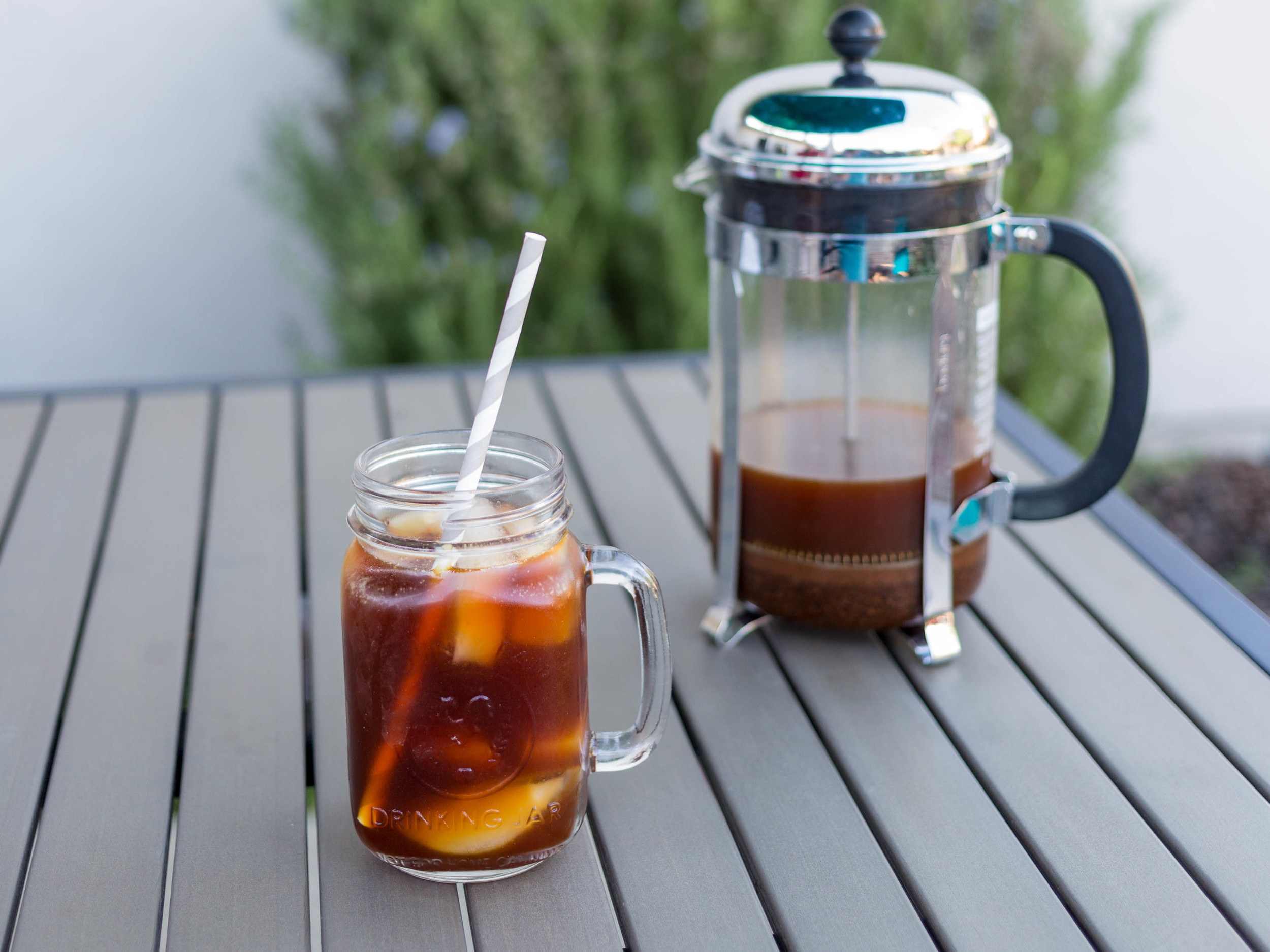 Cold Brewed Coffee.