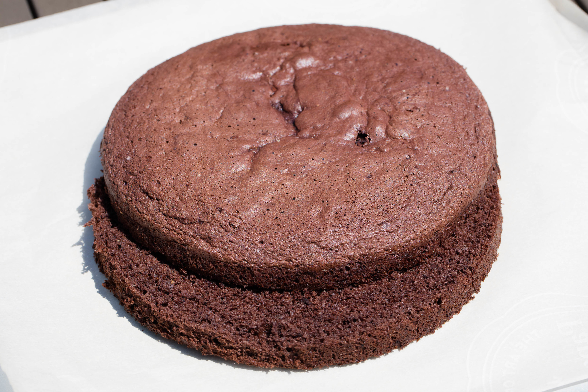 Chokoladelagkagebunde - Chocolate Cake