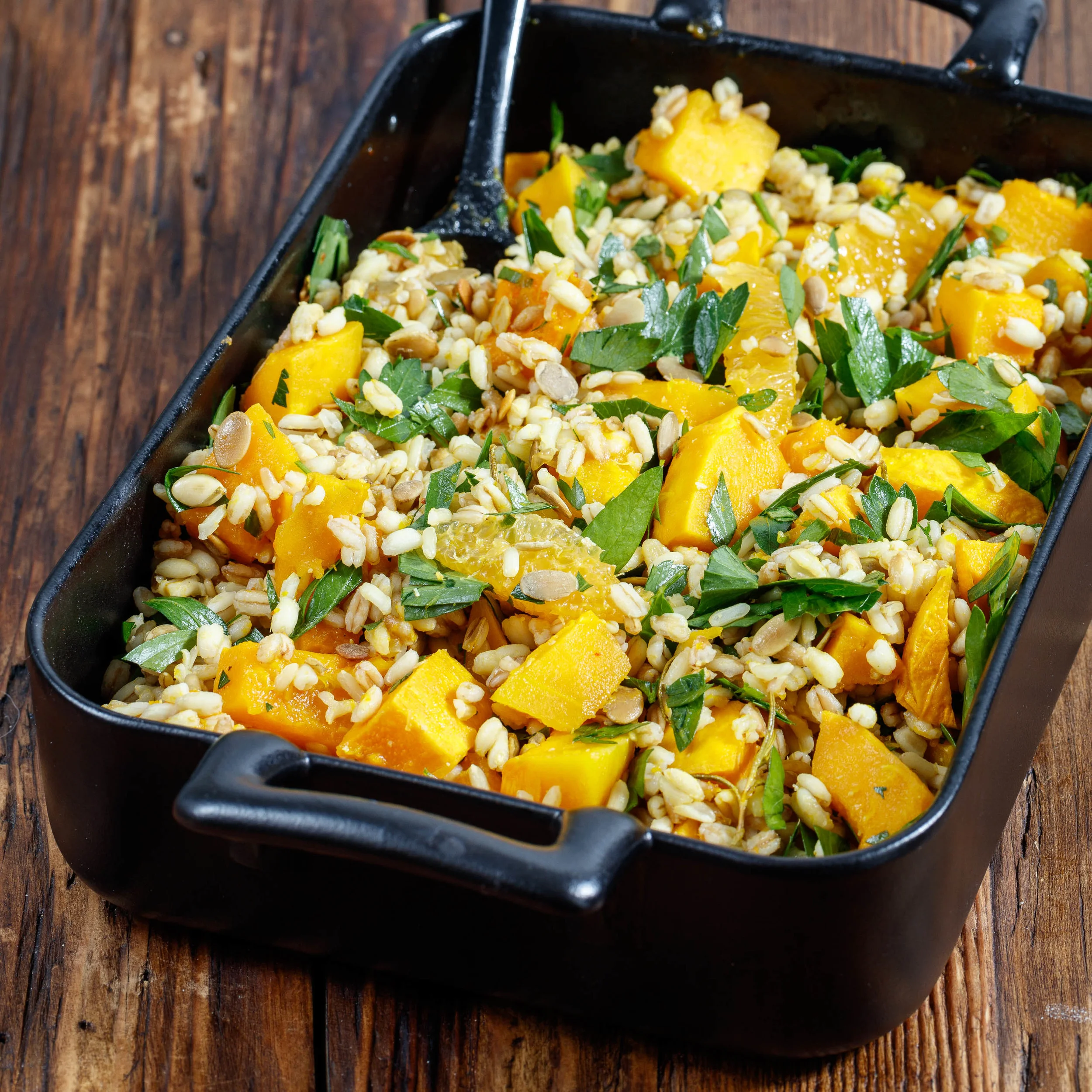 Roasted Hokkaido Pumpkin 5-Grain Salad