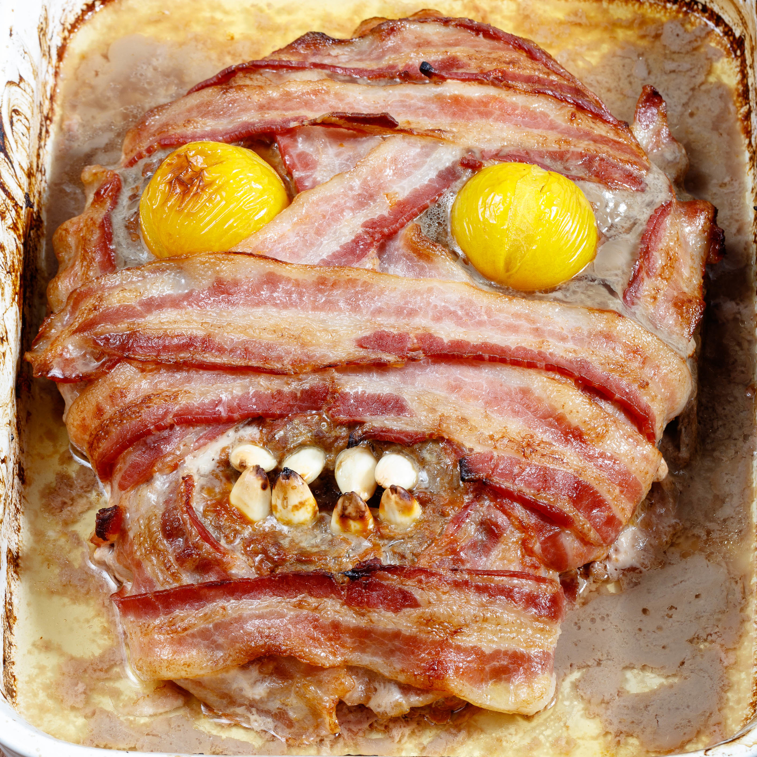 The cremated halloween meatloaf