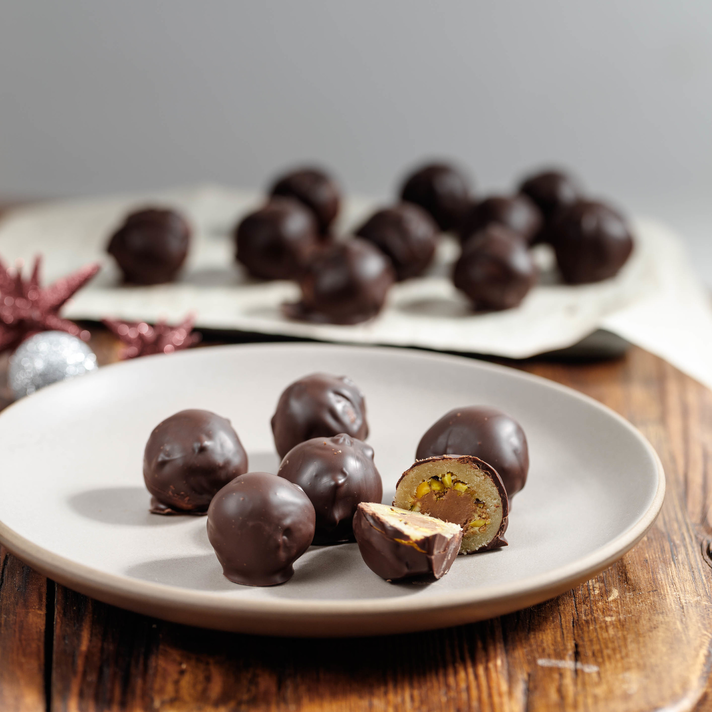 Homemade Mozart balls - Mozartkugler