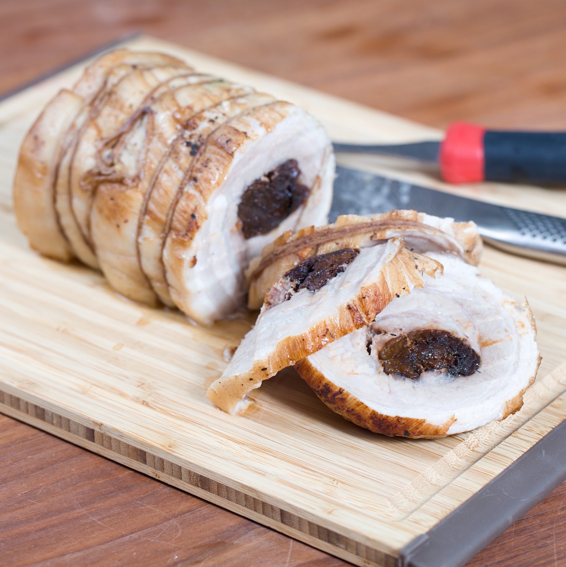Pork Roullade with Prunes