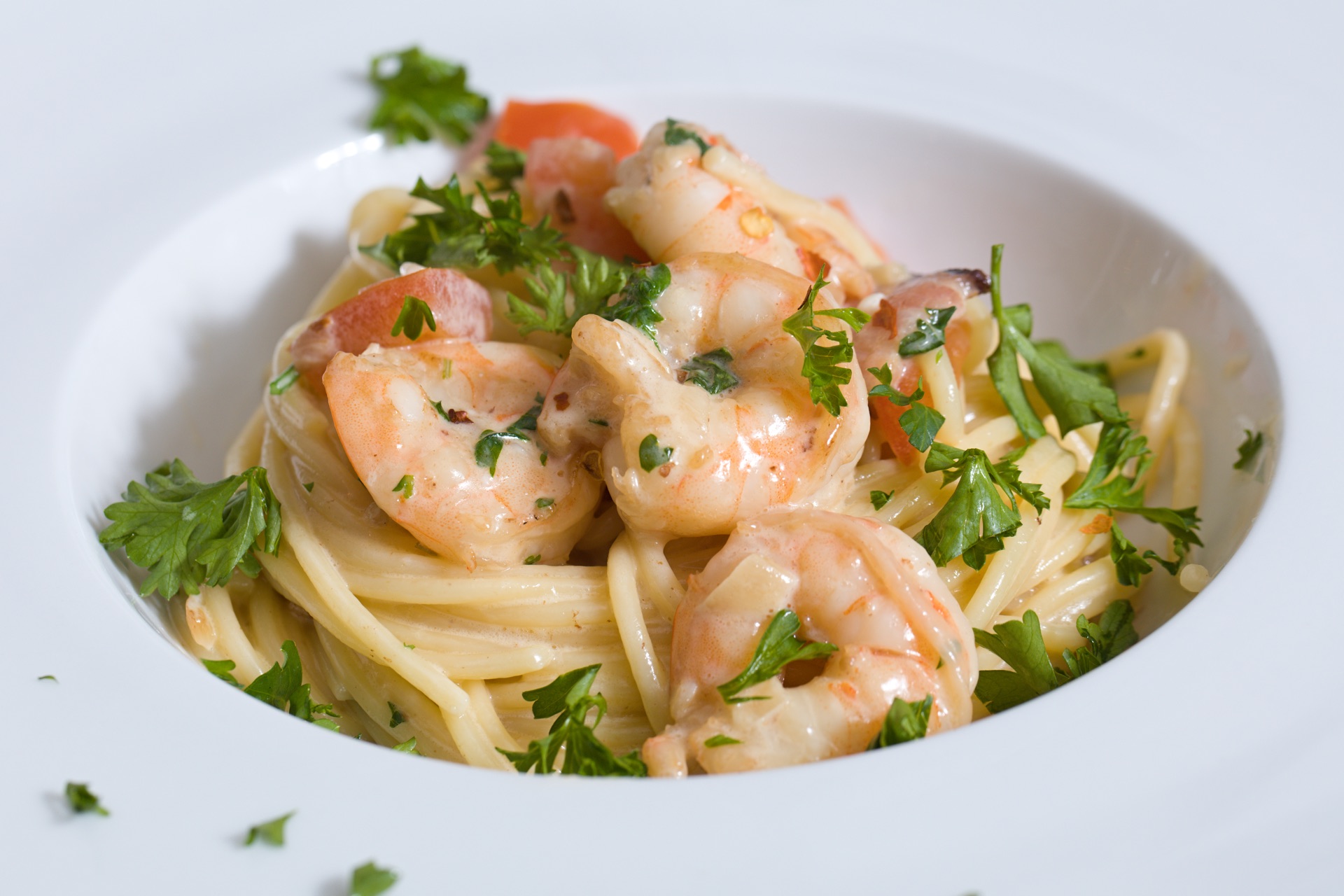Chardonnay Shrimp Pasta