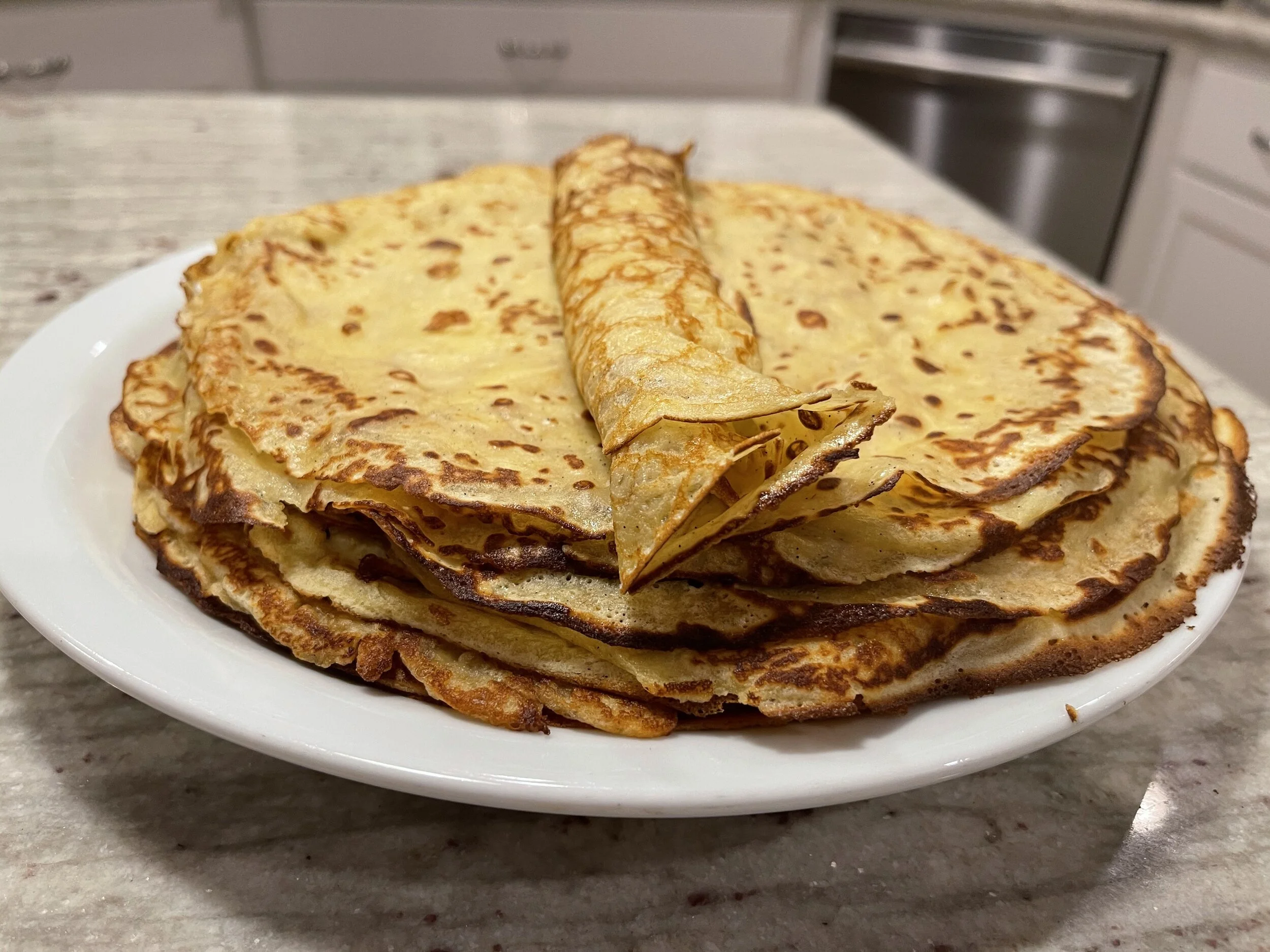 Danish Pancakes version 2 - Crepes