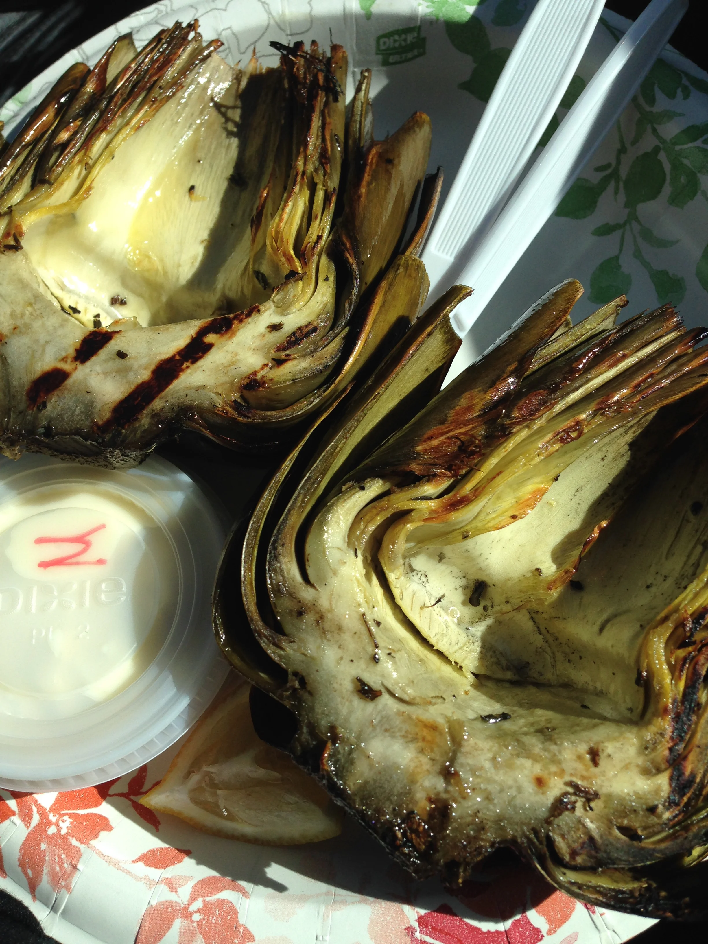 Grilled artichokes are incredible.
