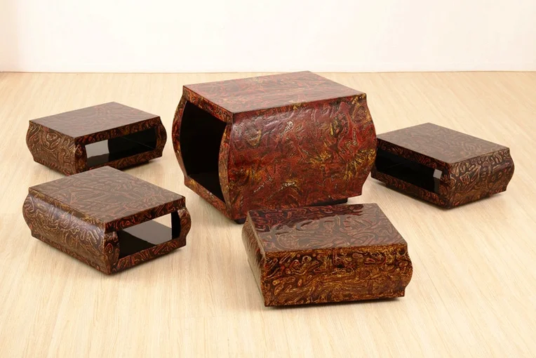 漆傢俱(一組五件)