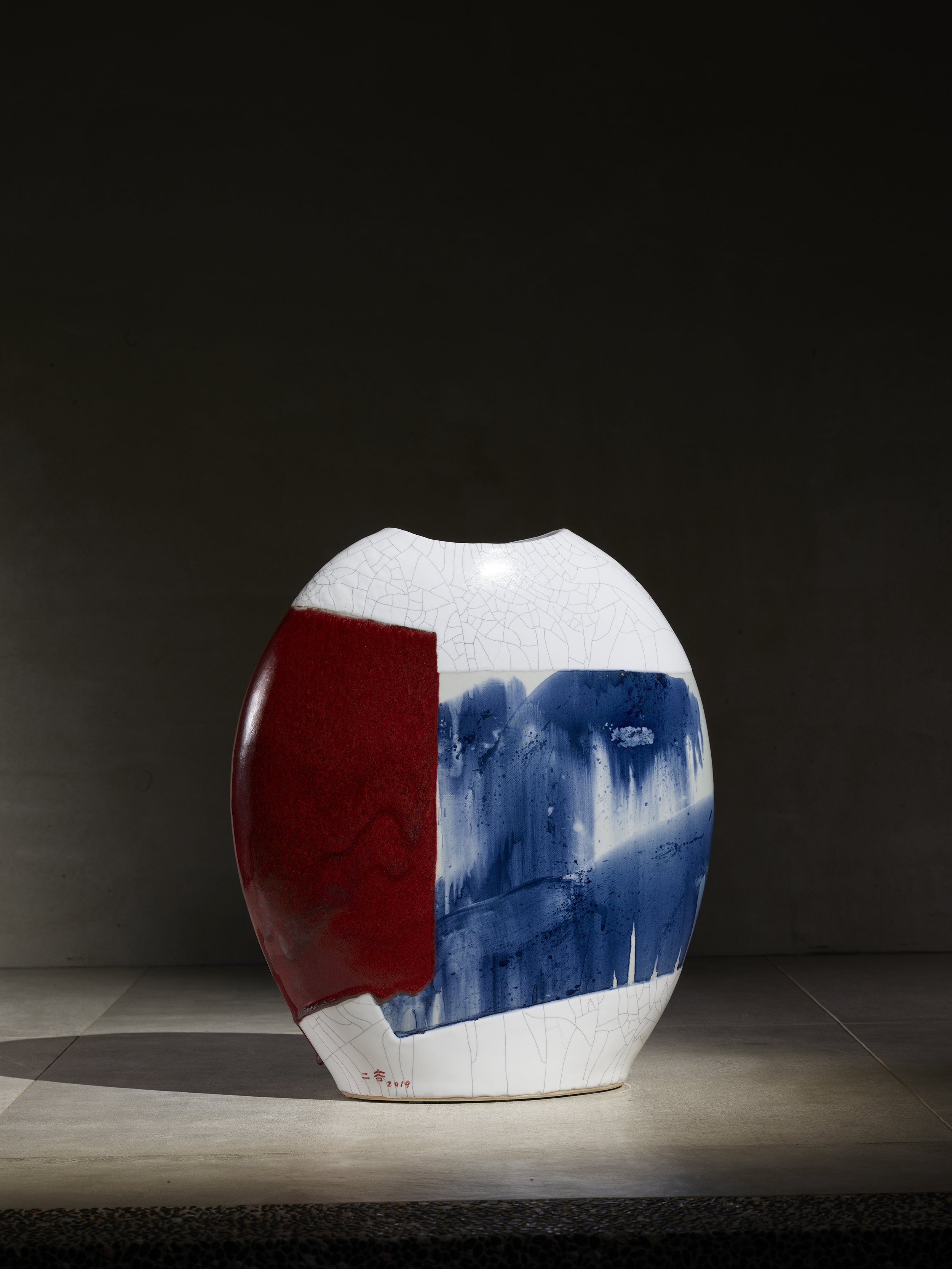 空間 ‧ 釉彩──扁瓶